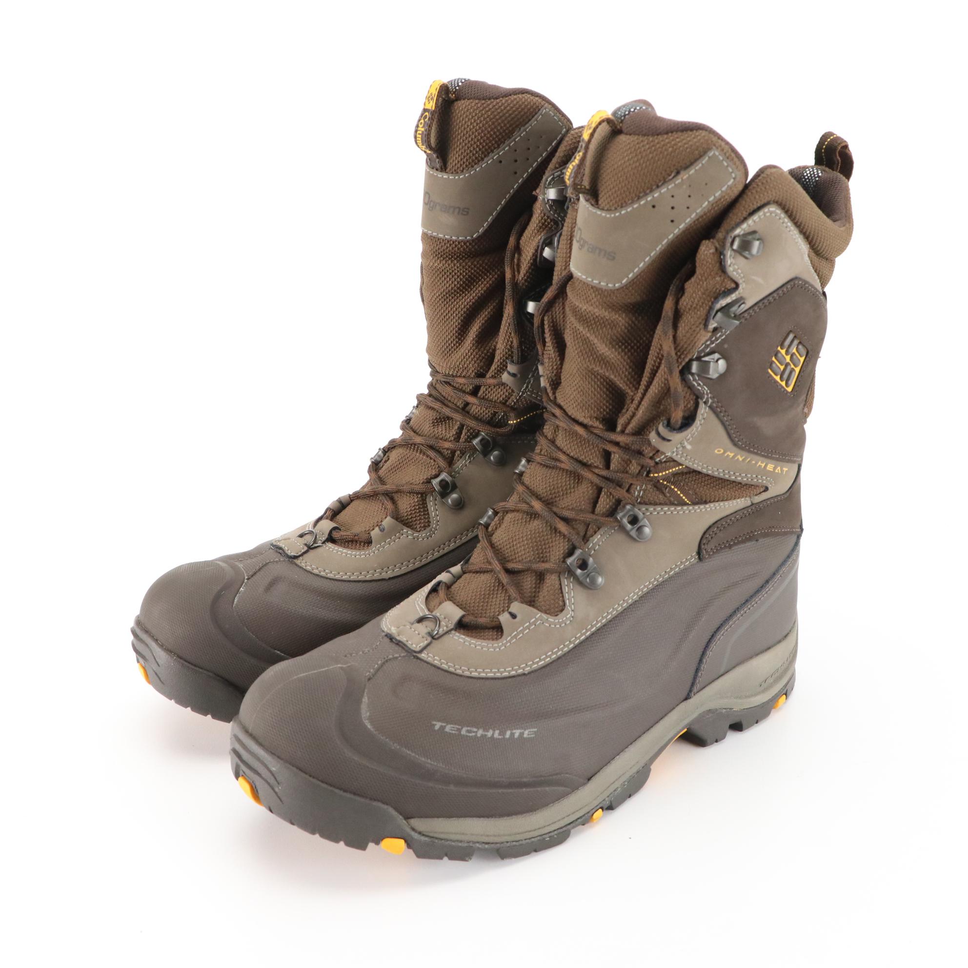 Columbia Techlite & Rocky Camo Boots with Battery Heated/Fleece Socks & More