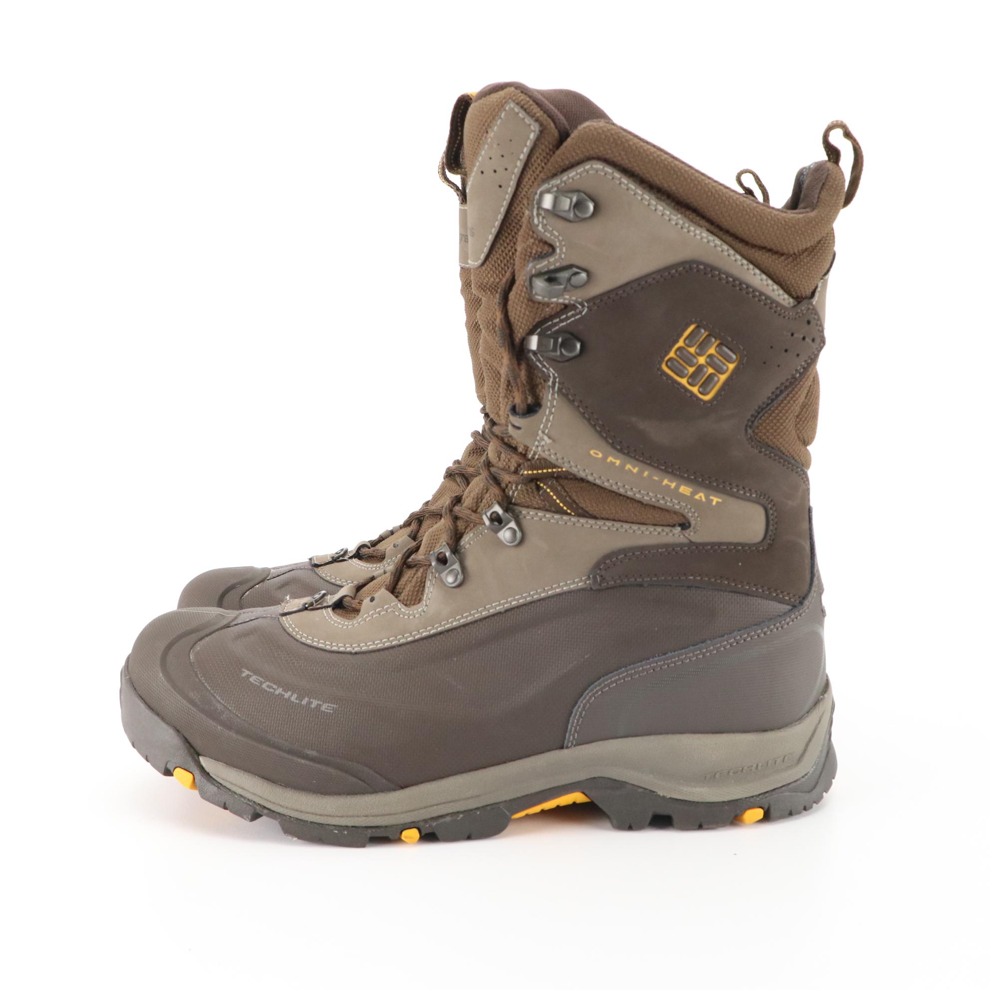 Columbia Techlite & Rocky Camo Boots with Battery Heated/Fleece Socks & More