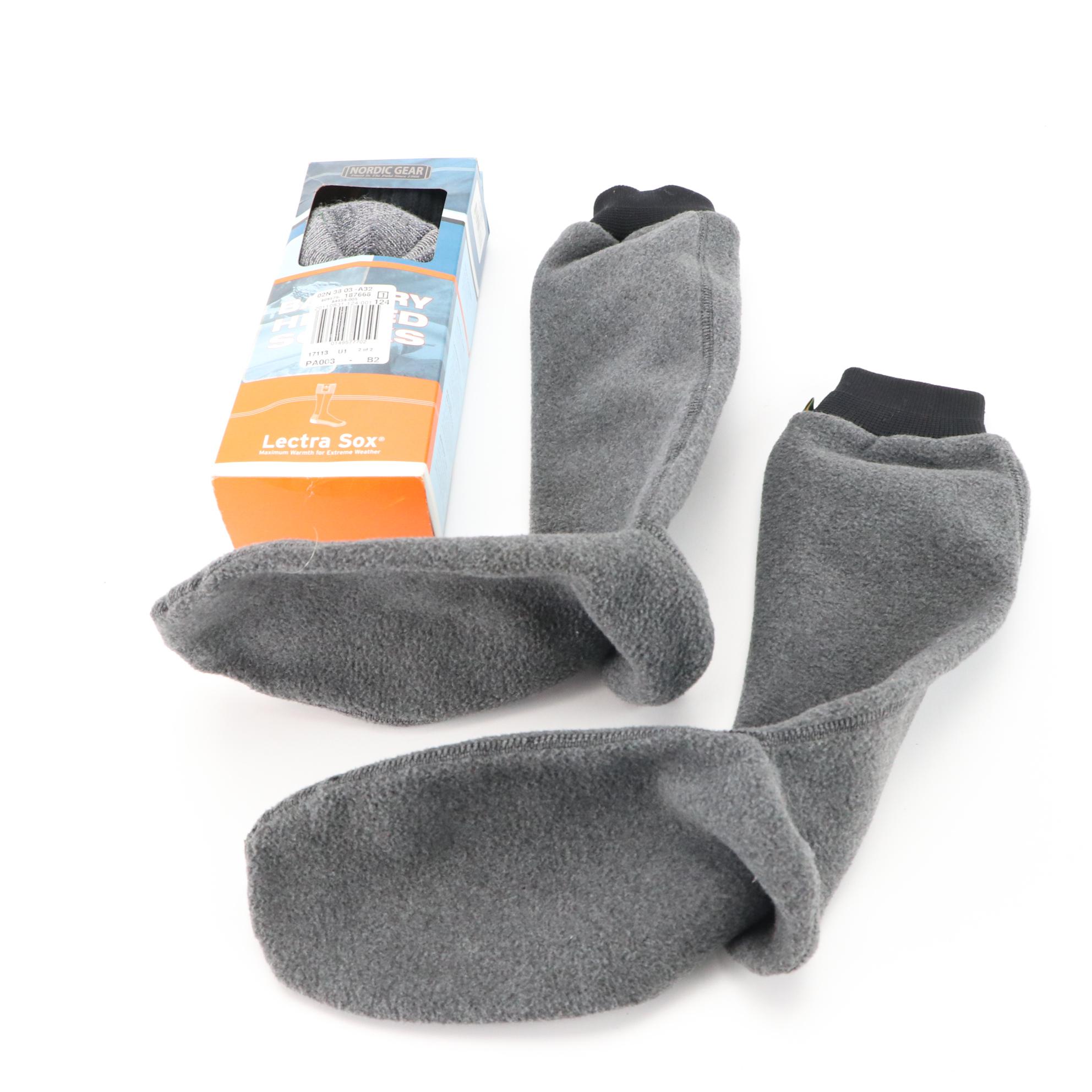 Columbia Techlite & Rocky Camo Boots with Battery Heated/Fleece Socks & More