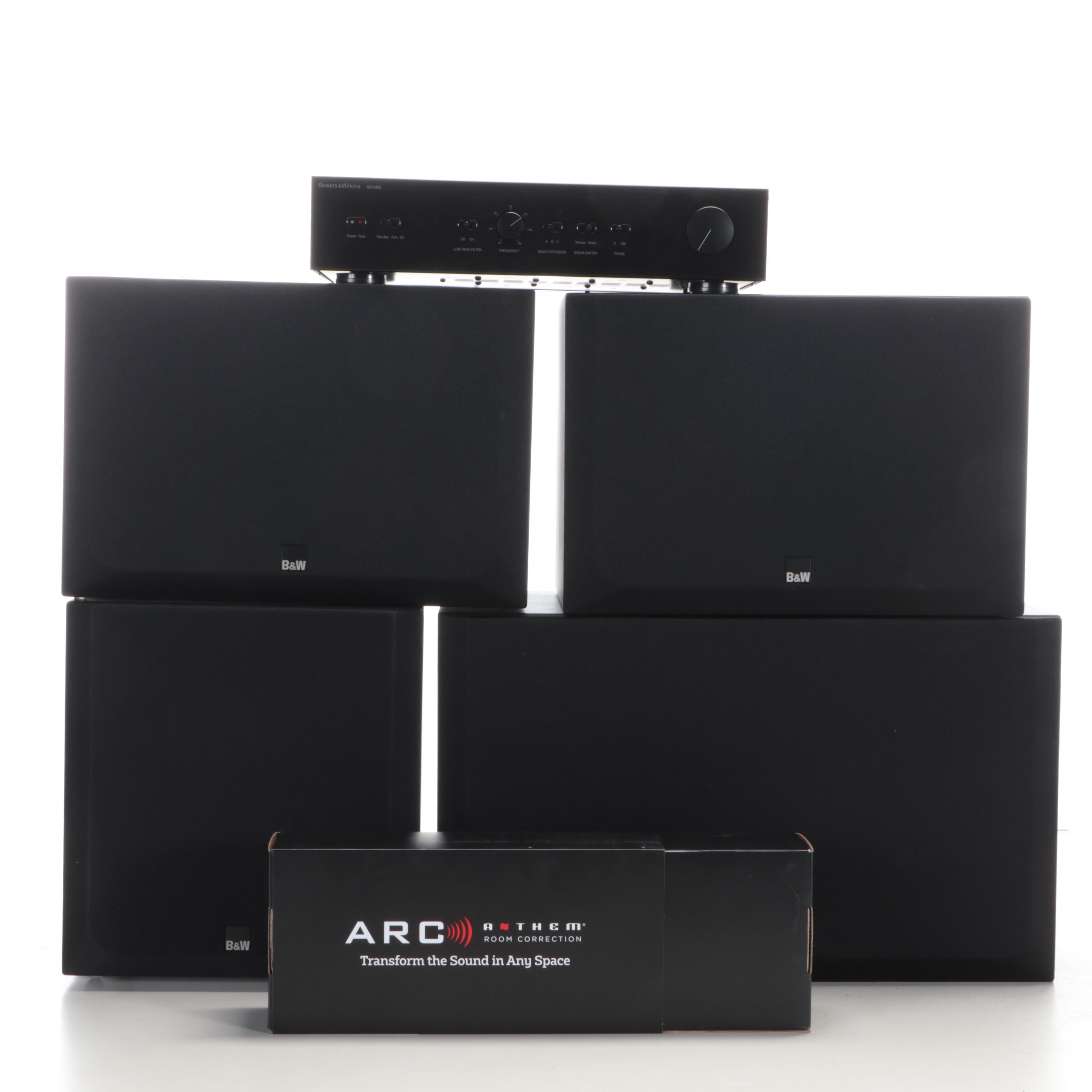 Paradigm Arc Microphone, Bowers & Wilkins Center Channel, Loudspeakers and Sub