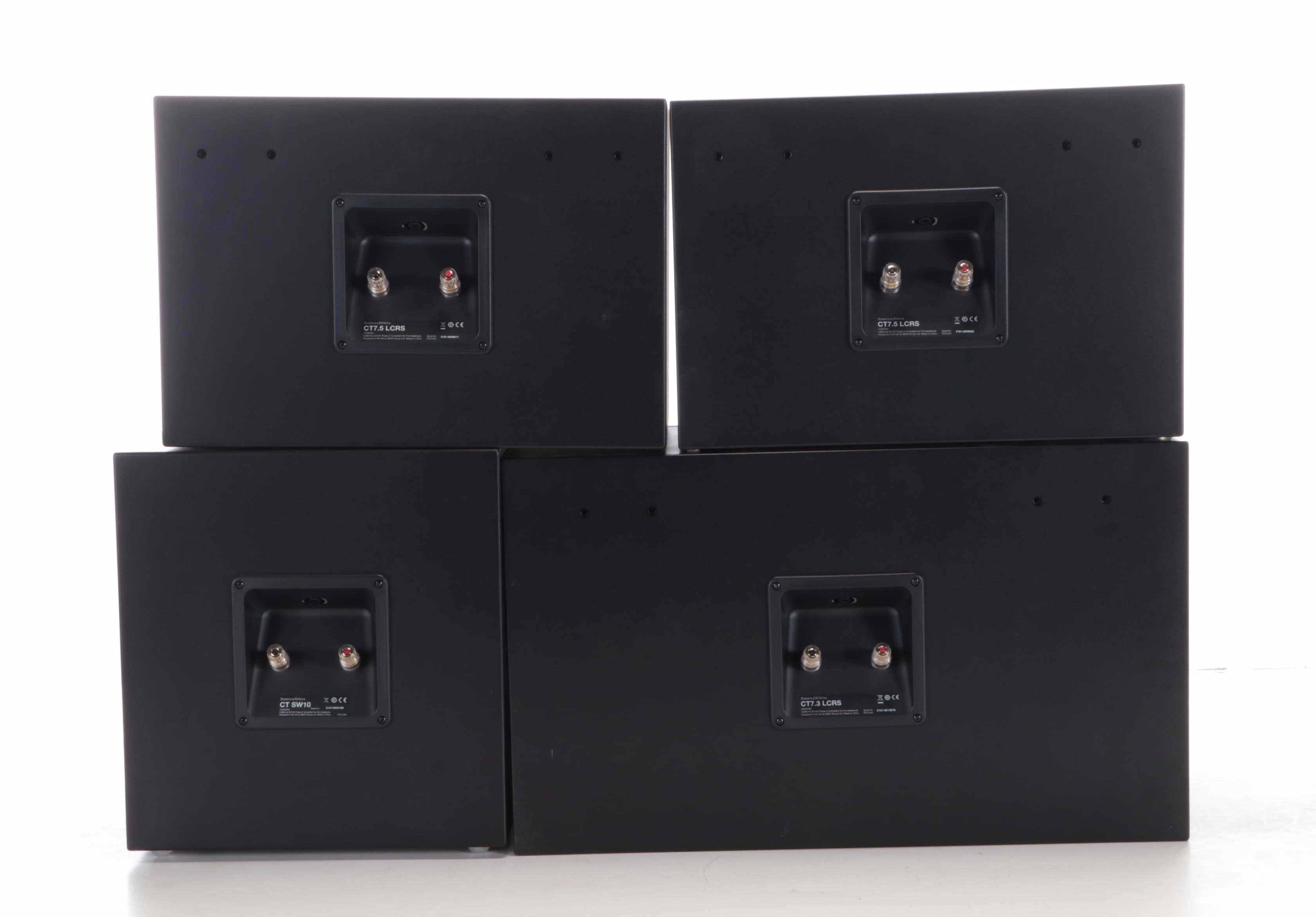 Paradigm Arc Microphone, Bowers & Wilkins Center Channel, Loudspeakers and Sub