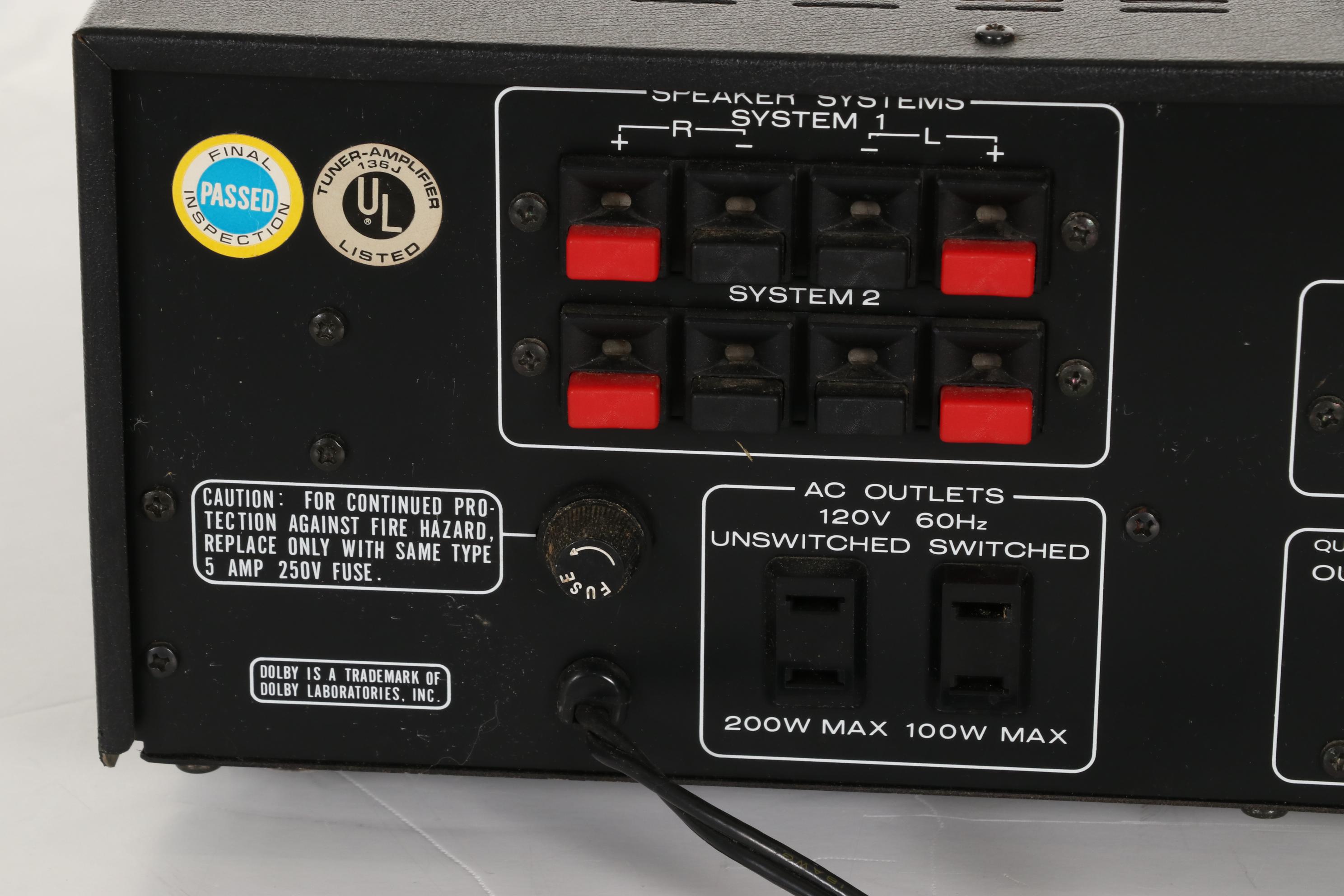 Marantz Model 2252B Stereophonic Receiver, 1977-1979