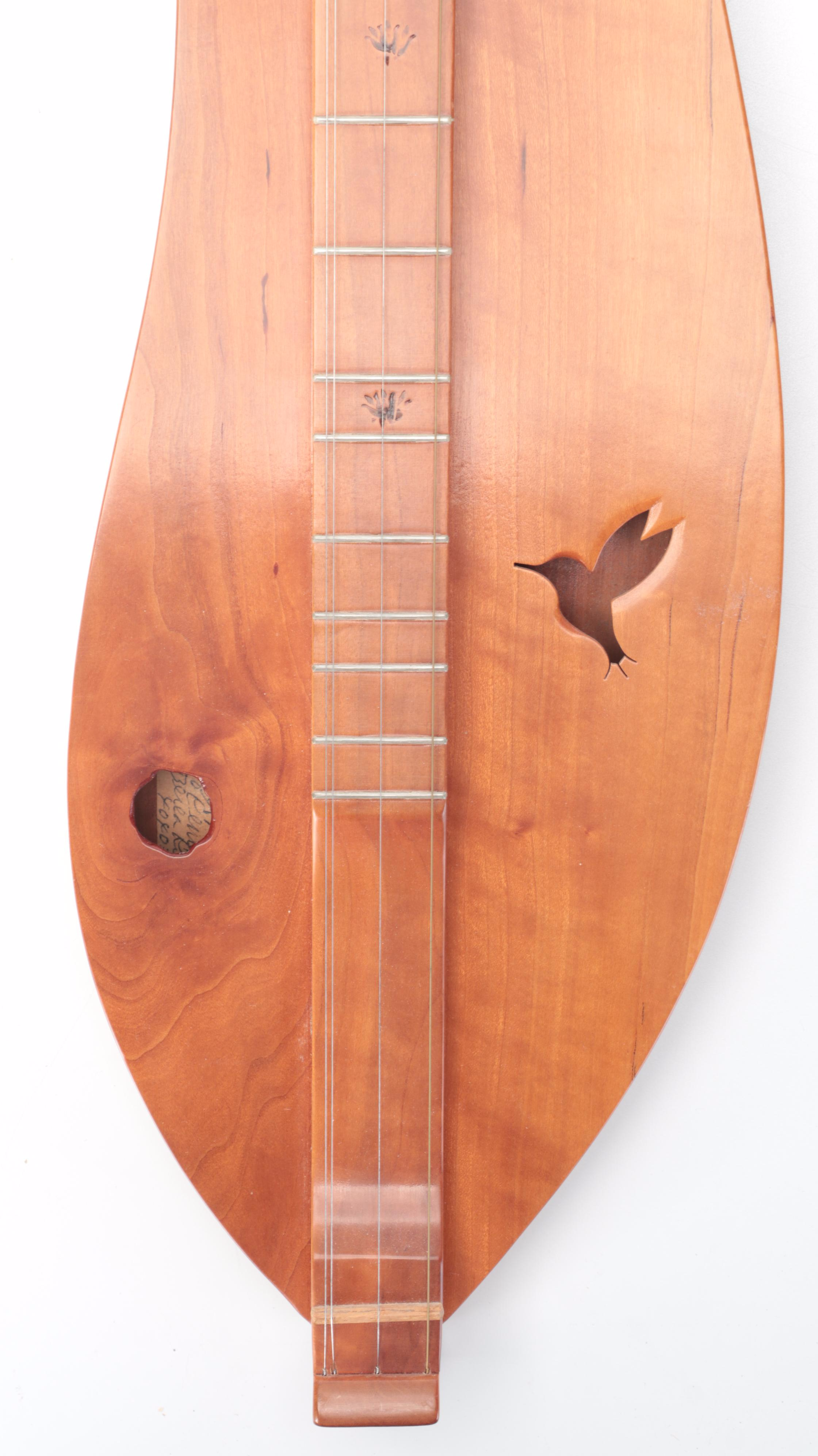 Handcrafted Cherry Wood Four String Mountain Dulcimer