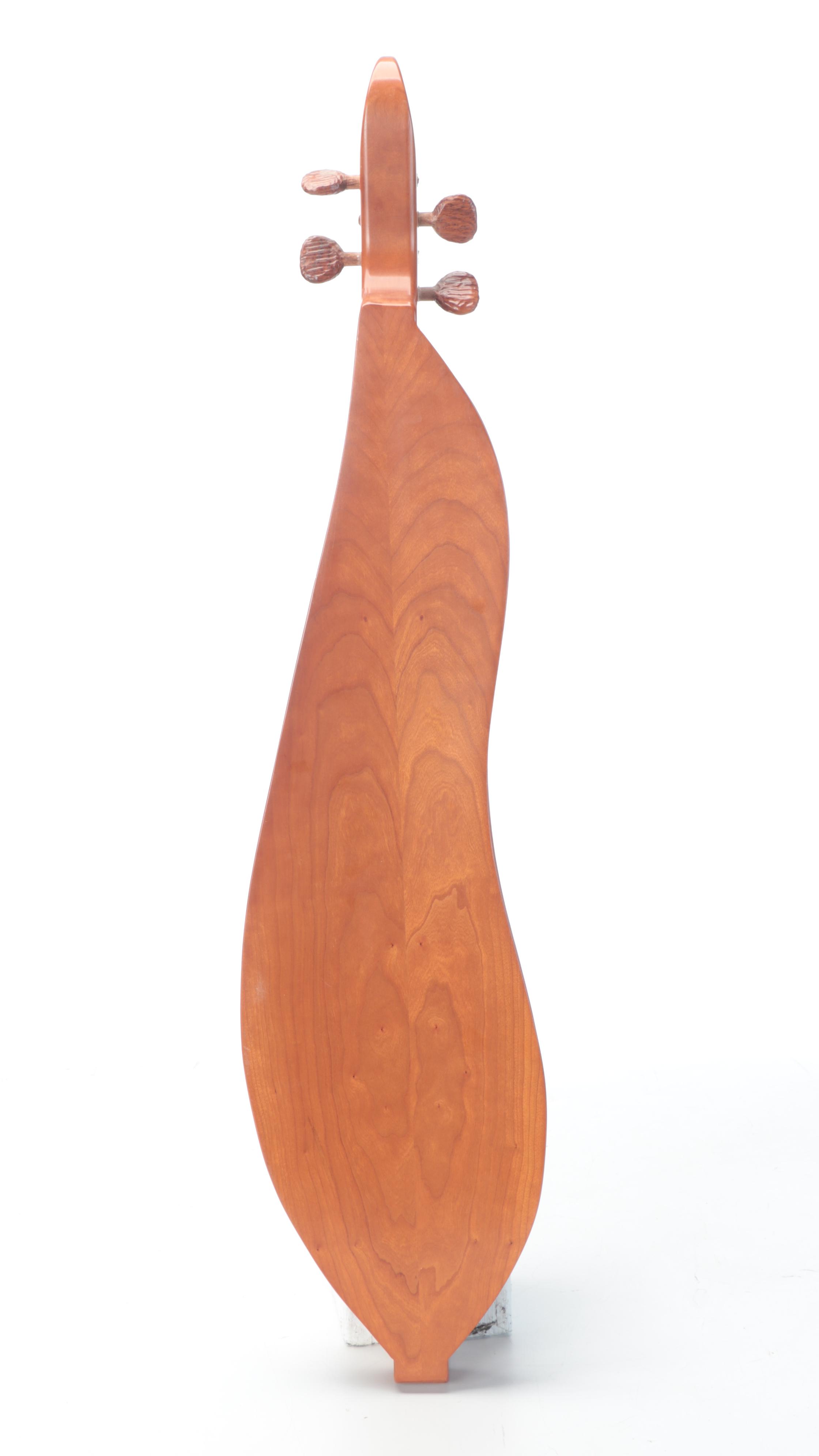 Handcrafted Cherry Wood Four String Mountain Dulcimer