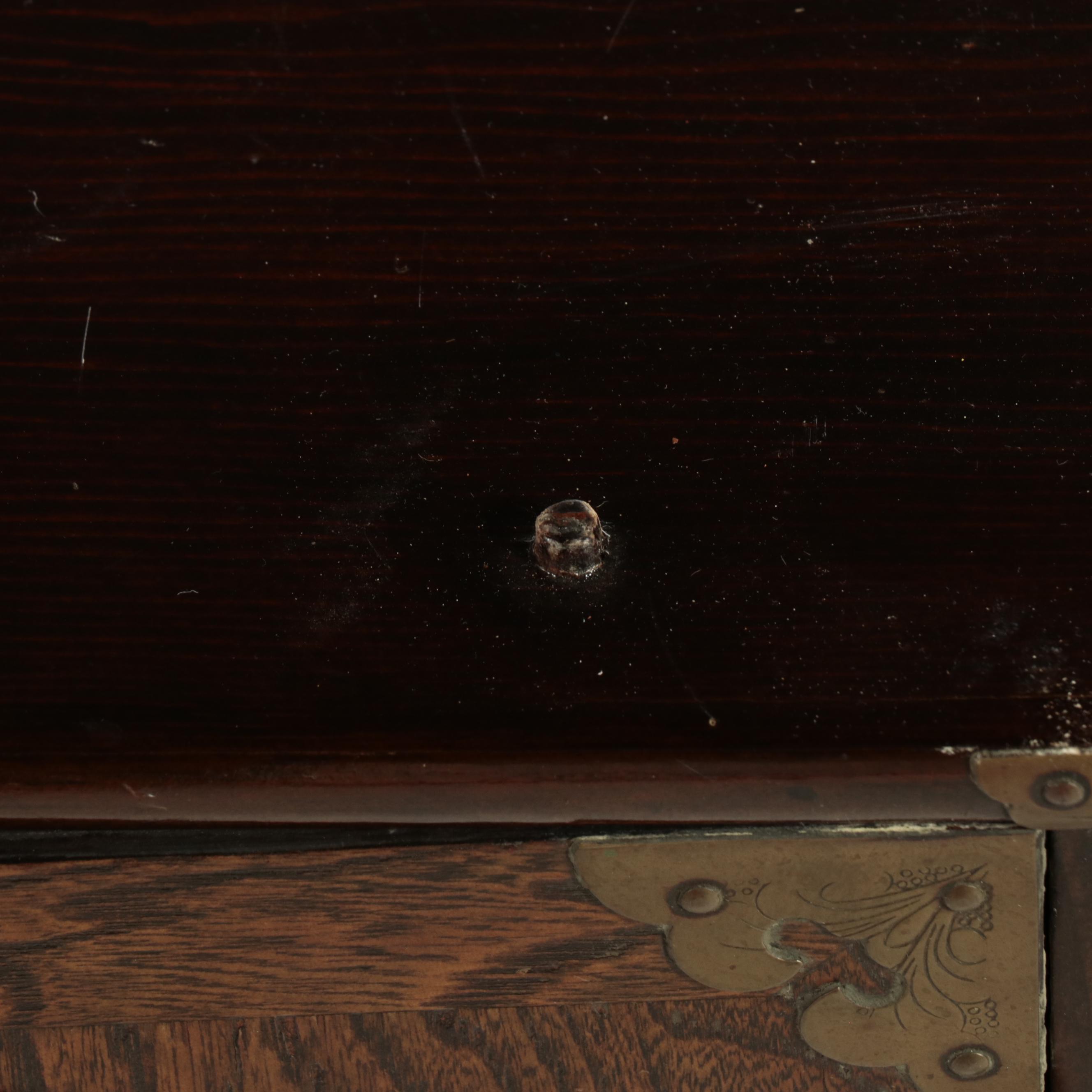 Chinese Elm and Fir Brass-Mounted Cabinet