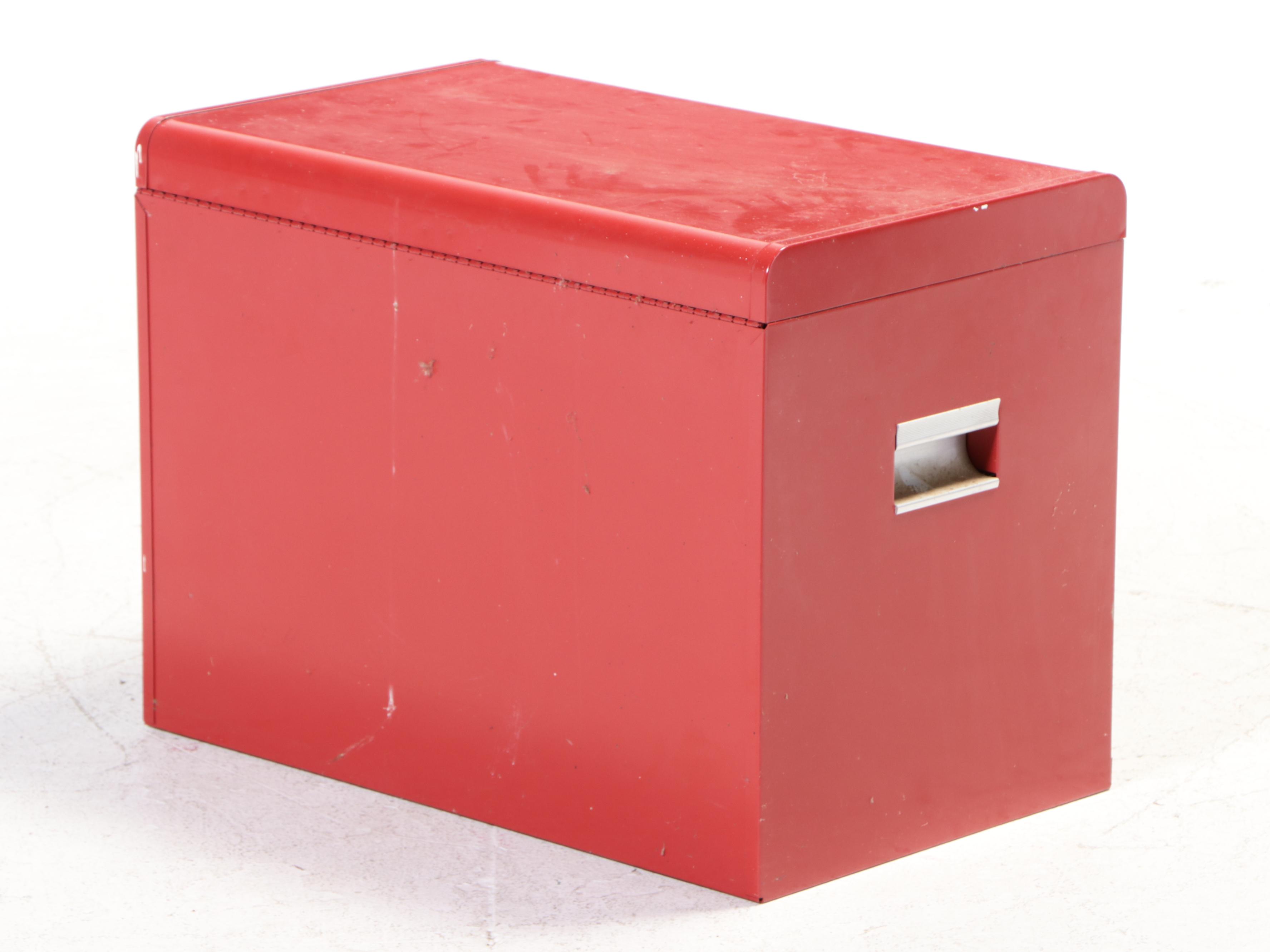 Craftsman Metal Tool Box with Assorted Hand Tools