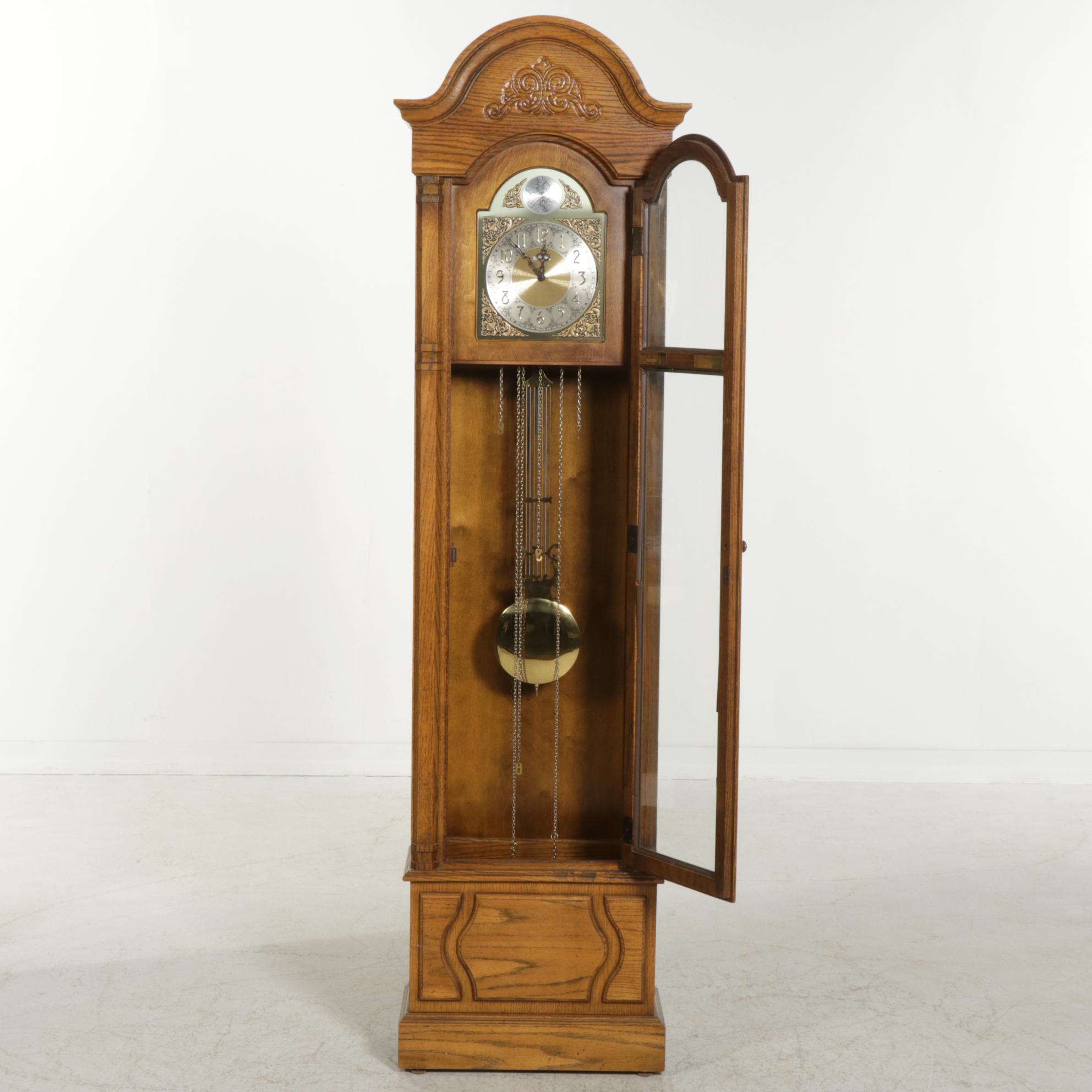 Howard Miller Oak Grandfather Clock