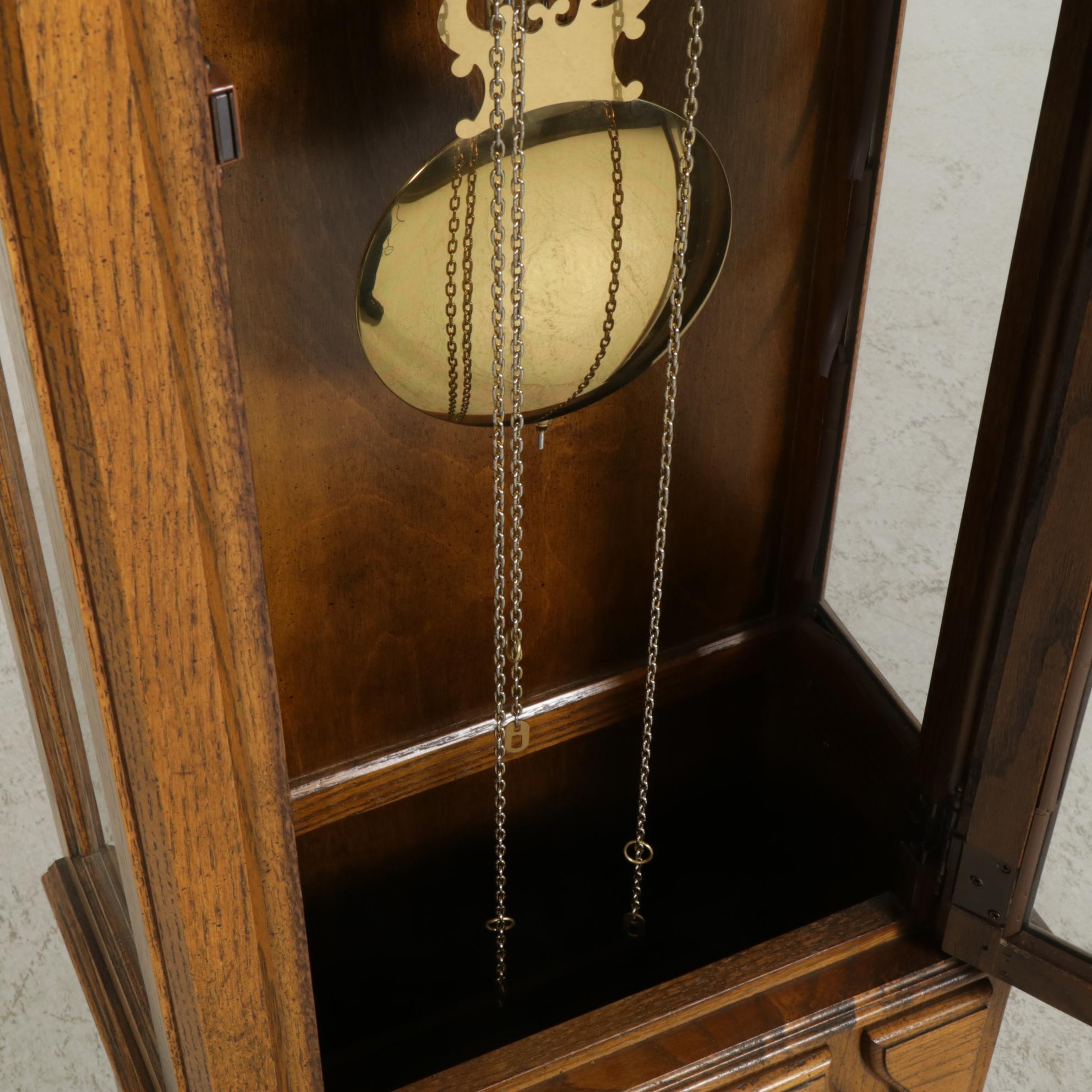 Howard Miller Oak Grandfather Clock