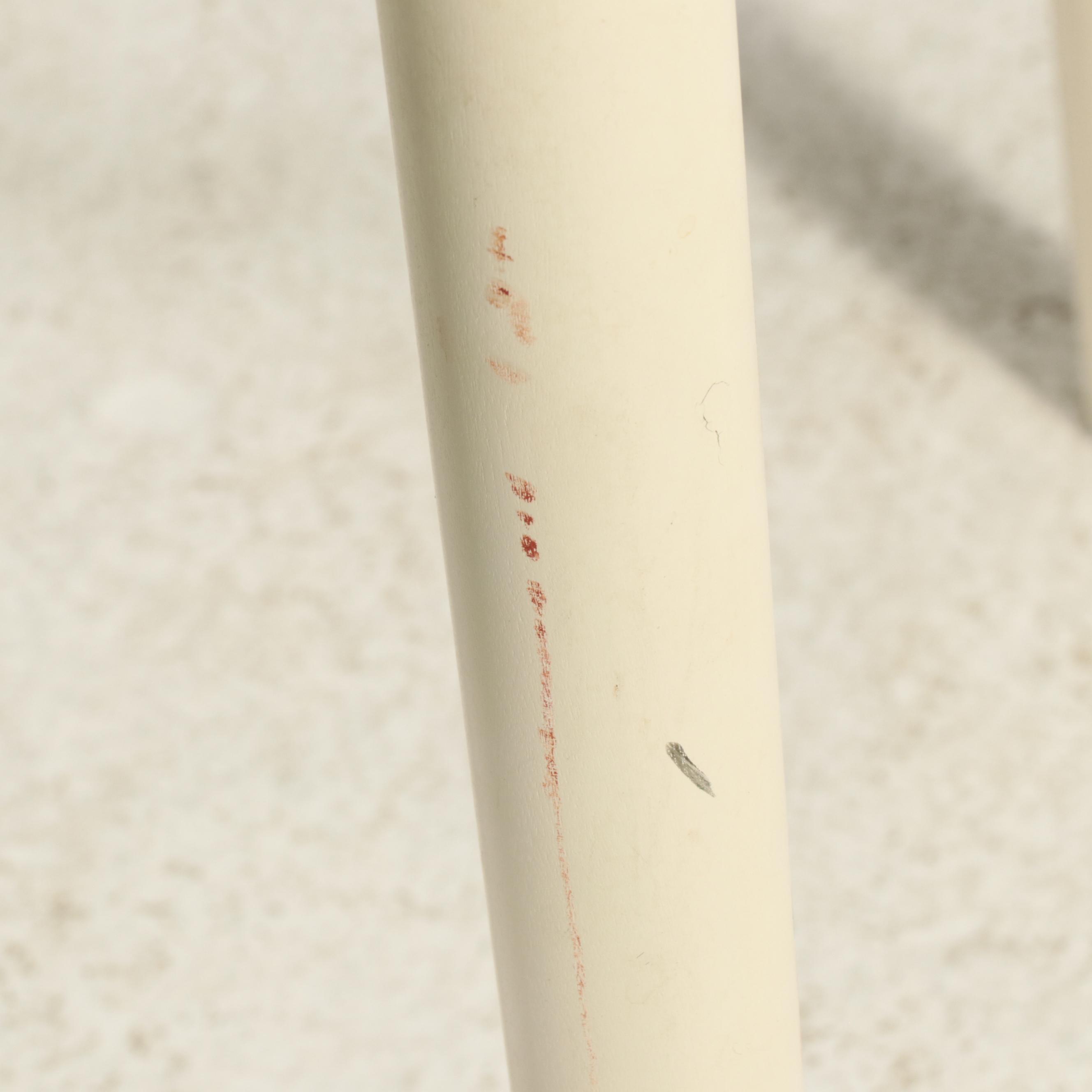 Three Hagafors Stolfabrik Swedish Modern Painted Birch Side Chairs