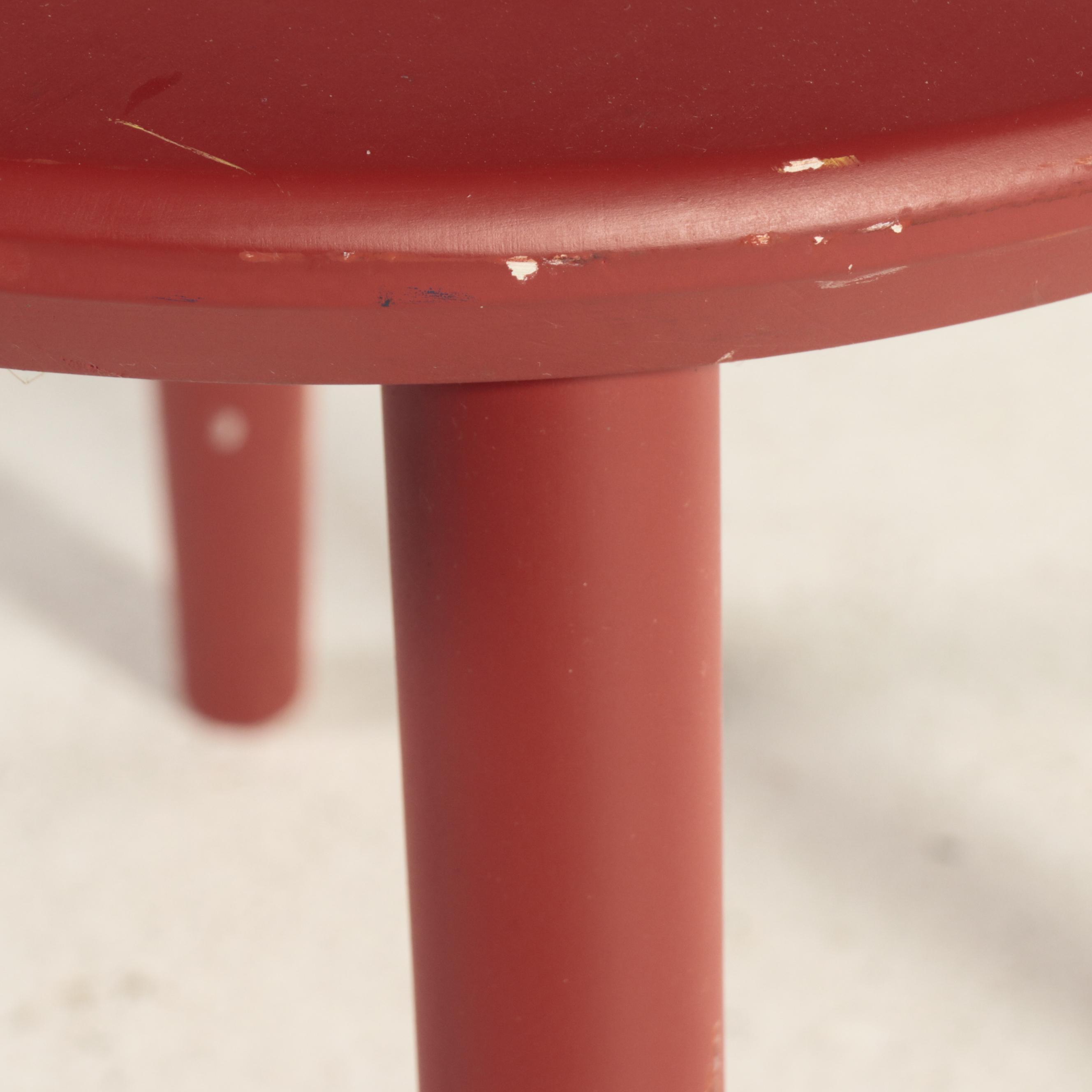 Three Hagafors Stolfabrik Swedish Modern Painted Birch Side Chairs