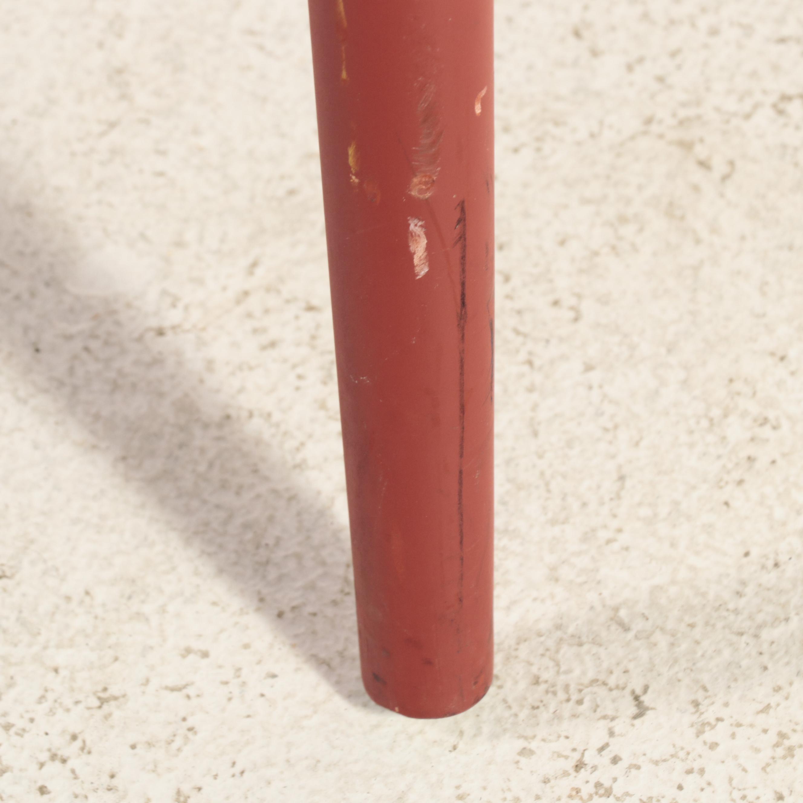 Three Hagafors Stolfabrik Swedish Modern Painted Birch Side Chairs