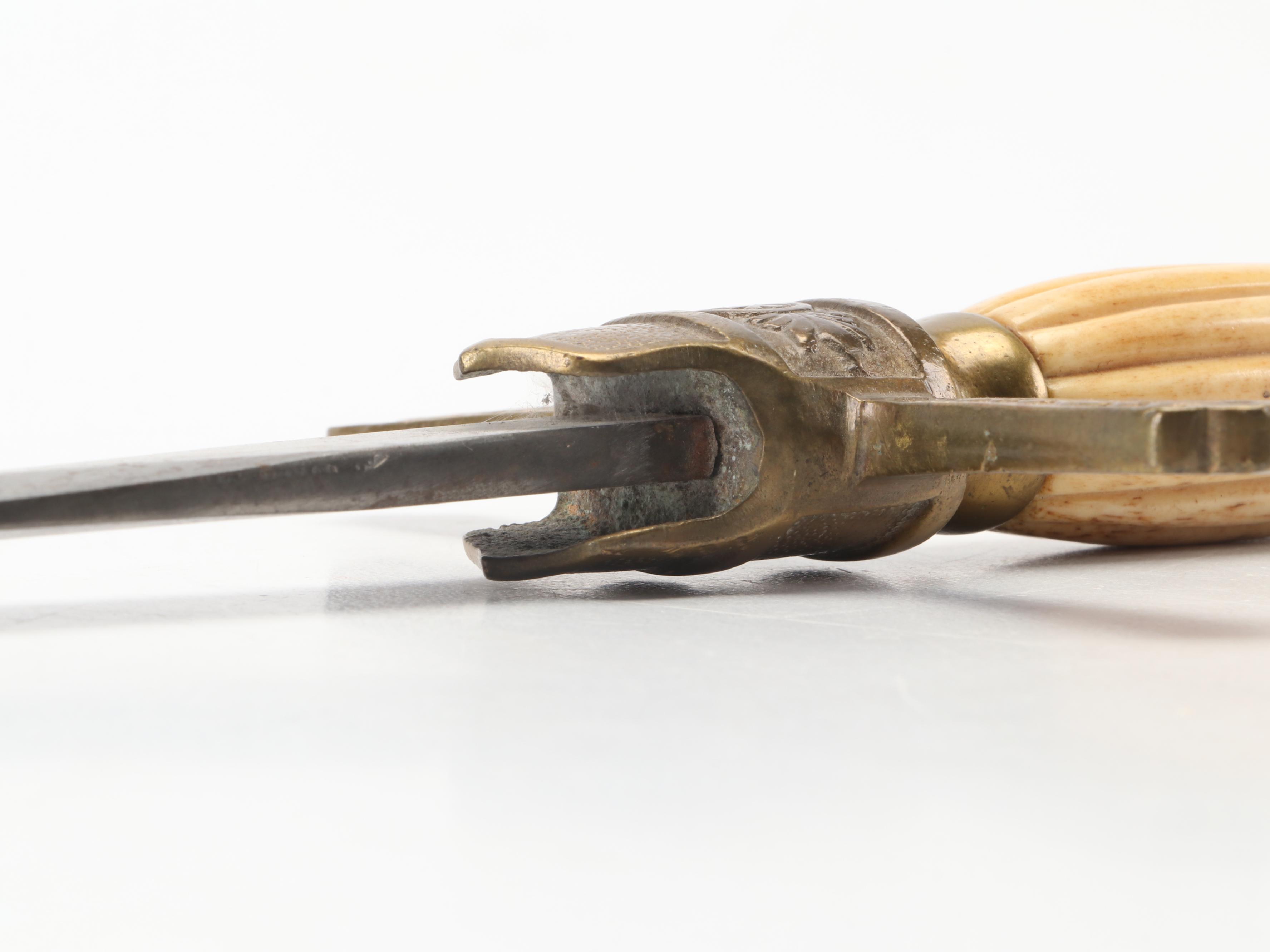 Bone Handled Masonic Ceremonial Sword