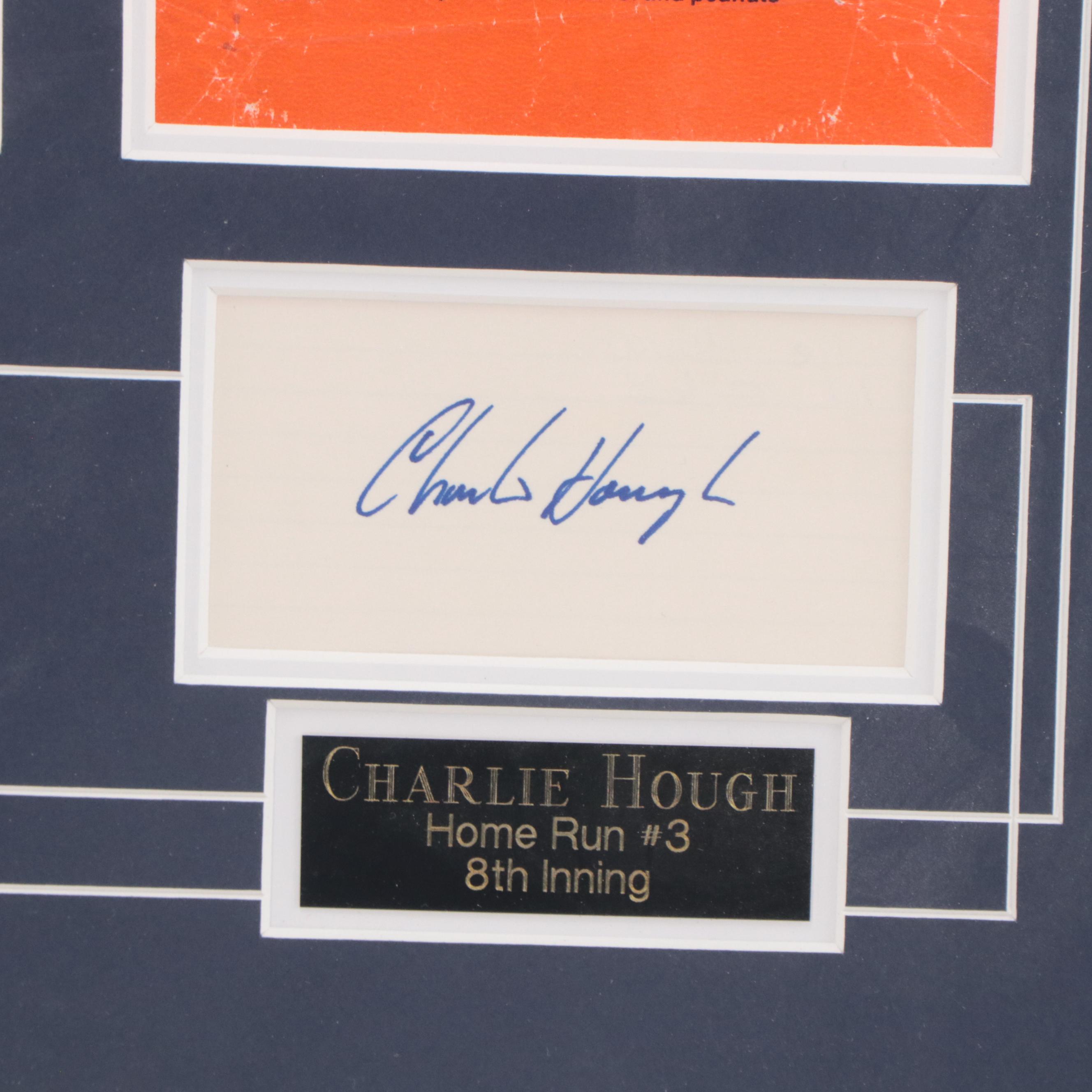 Reggie Jackson Signed Home Run World Series Display with Pitchers Signatures