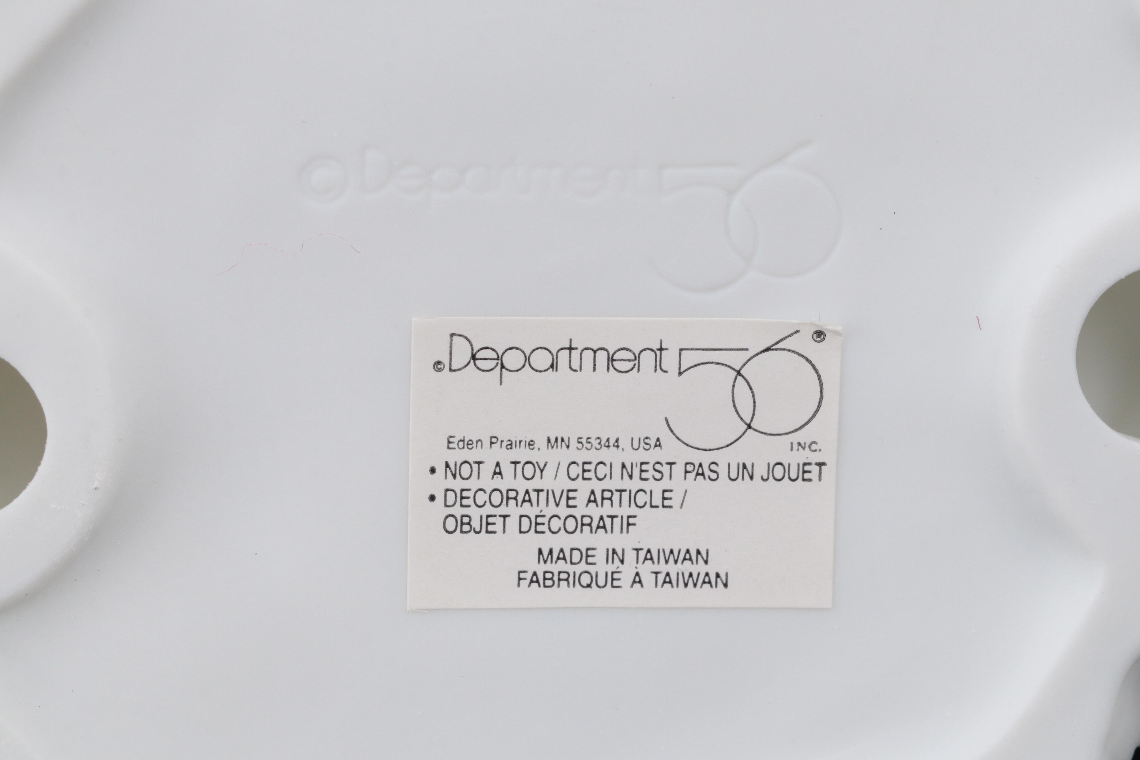 Department 56 Winter Silhouette Porcelain Figurines