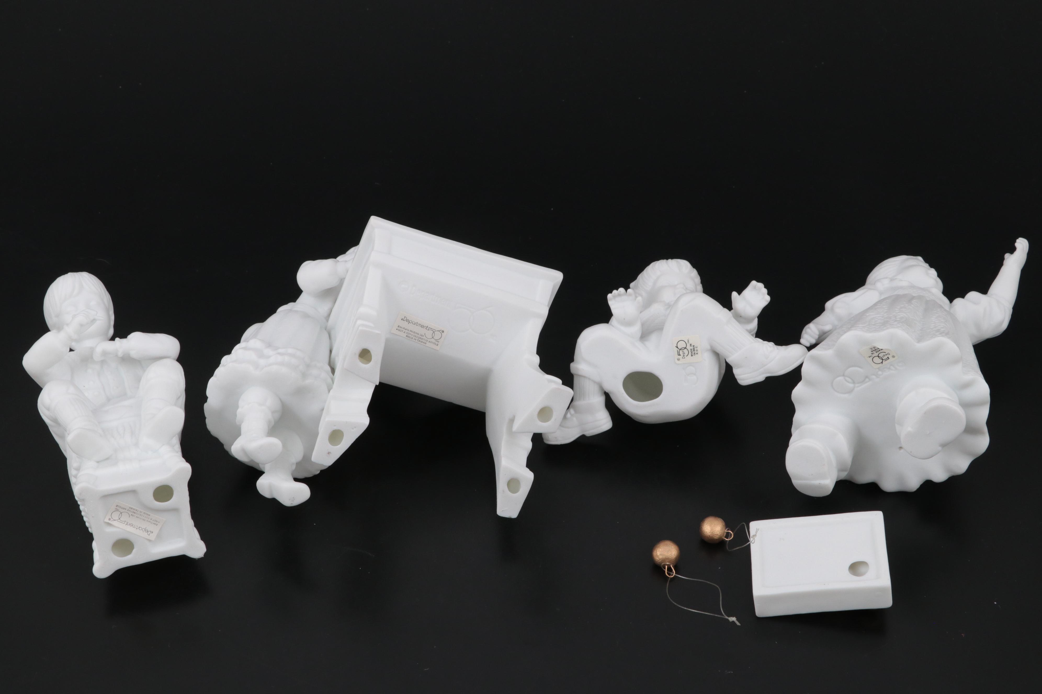 Department 56 Winter Silhouette Porcelain Figurines