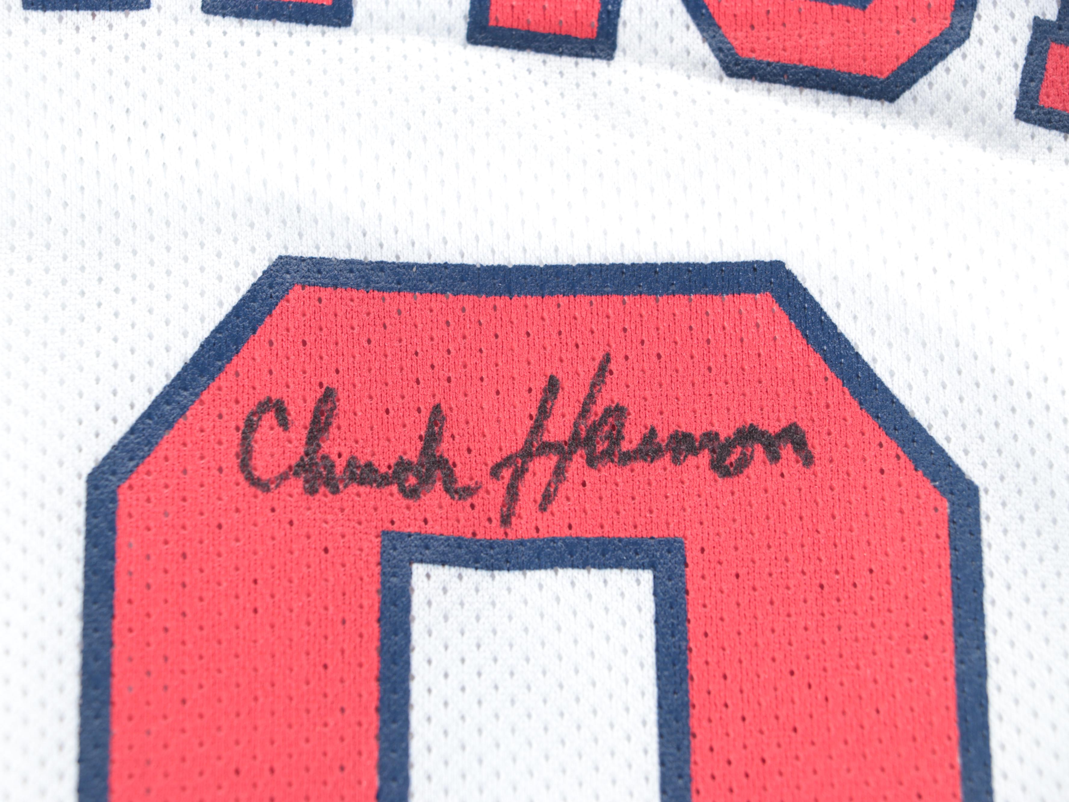 Chuck Harmon and Leo Cárdenas Signed Hat and Jersey with More Reds Memorabilia