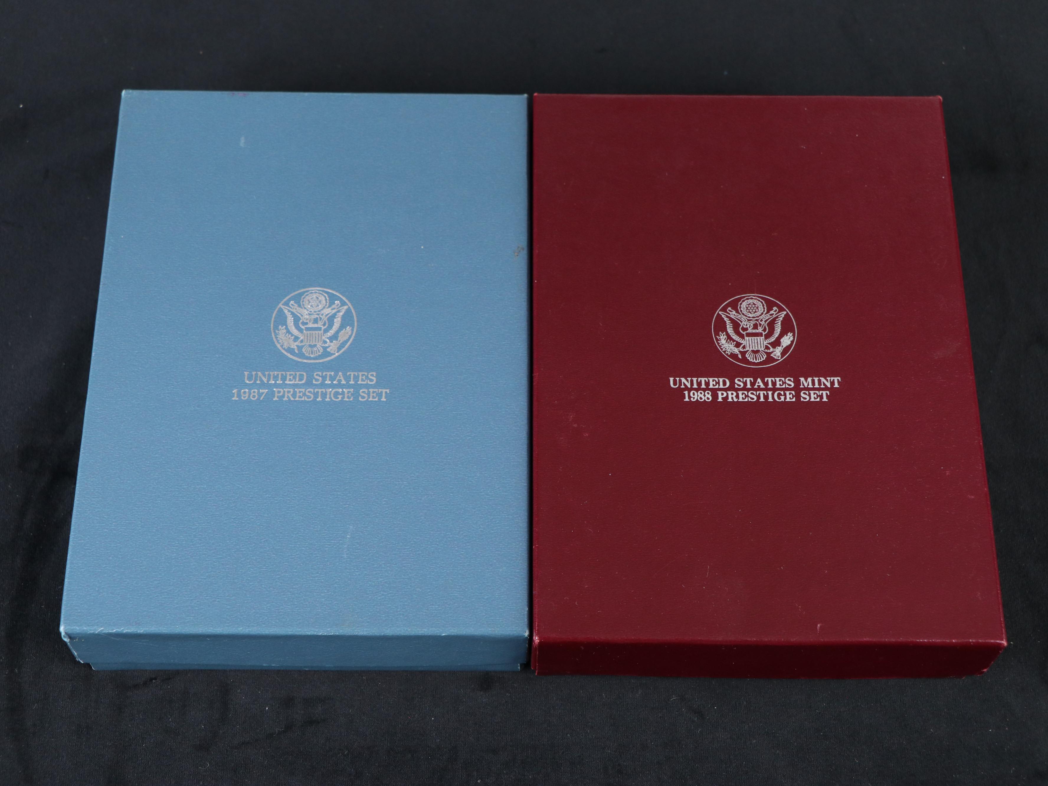 Ten U.S. Mint Prestige Proof Sets