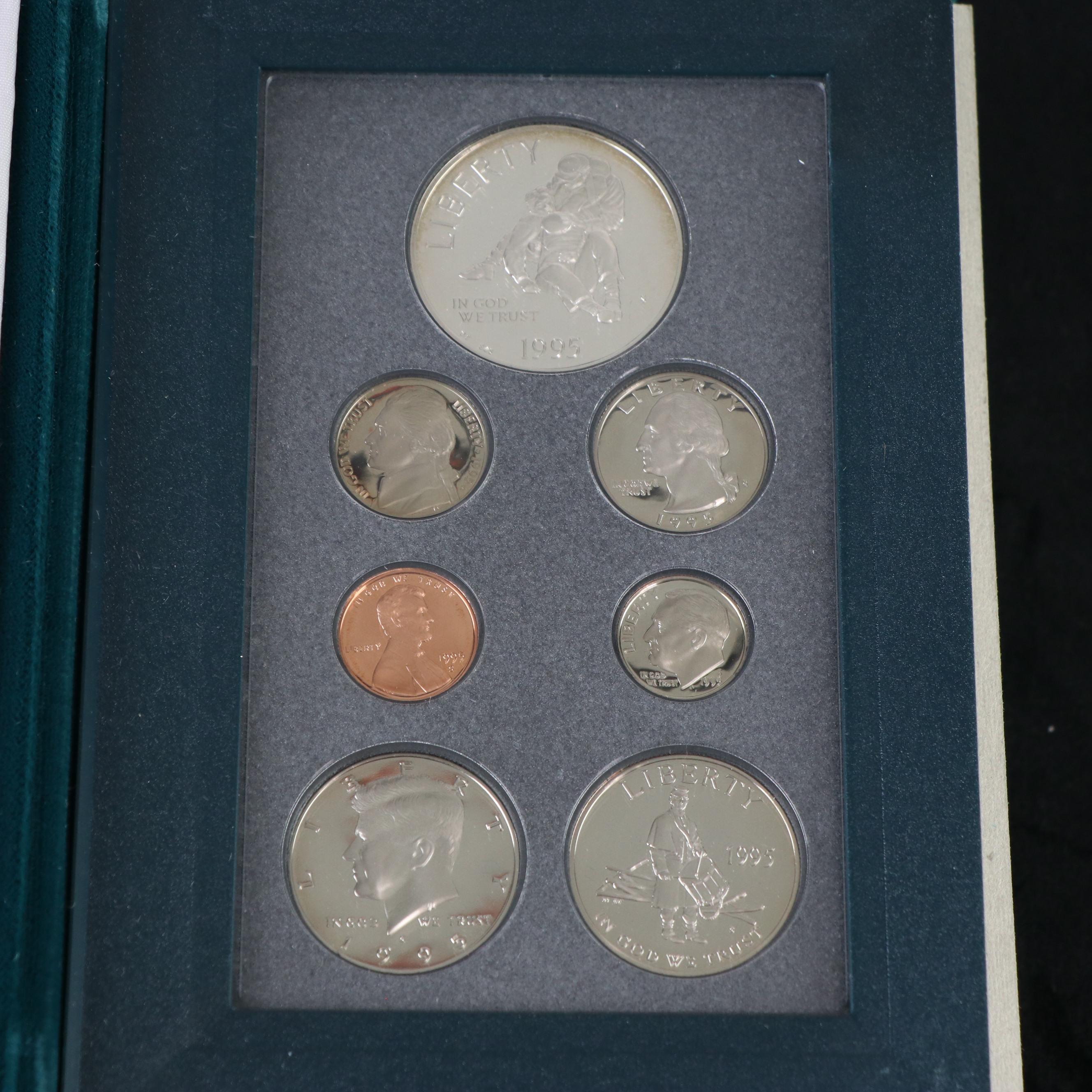 Ten U.S. Mint Prestige Proof Sets