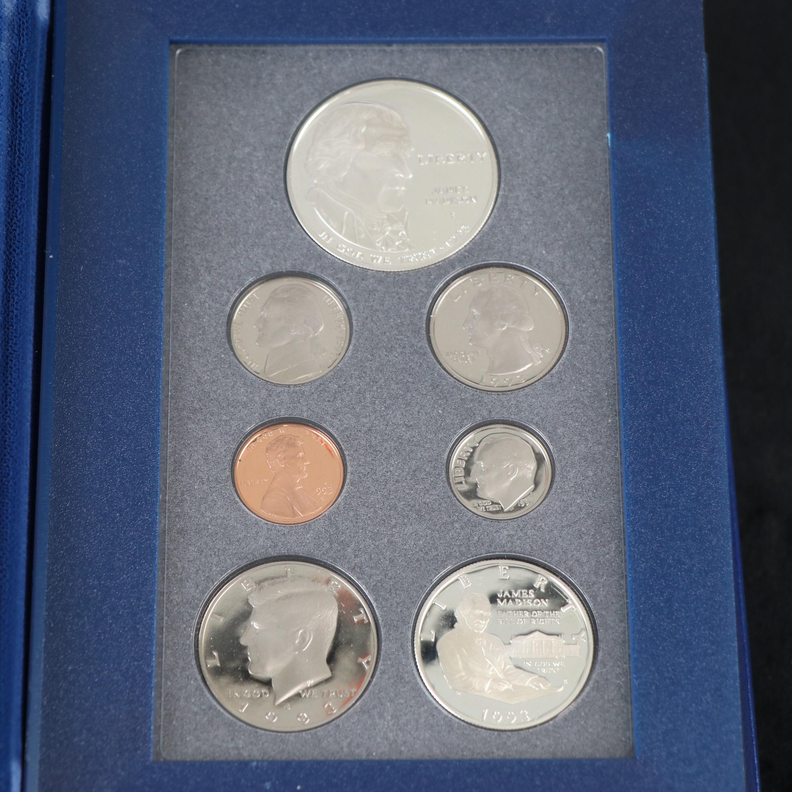 Ten U.S. Mint Prestige Proof Sets