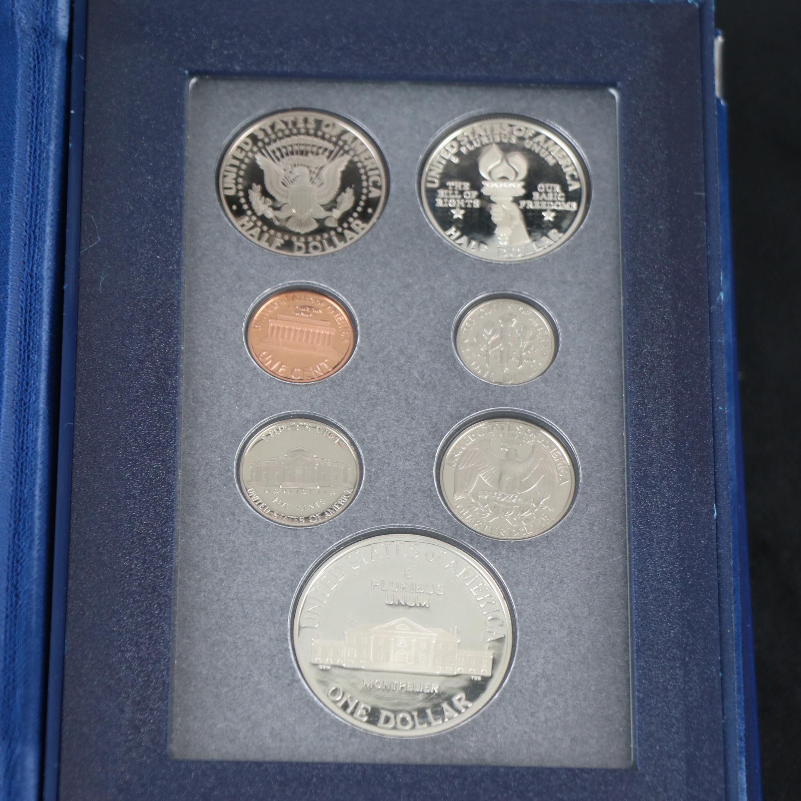 Ten U.S. Mint Prestige Proof Sets