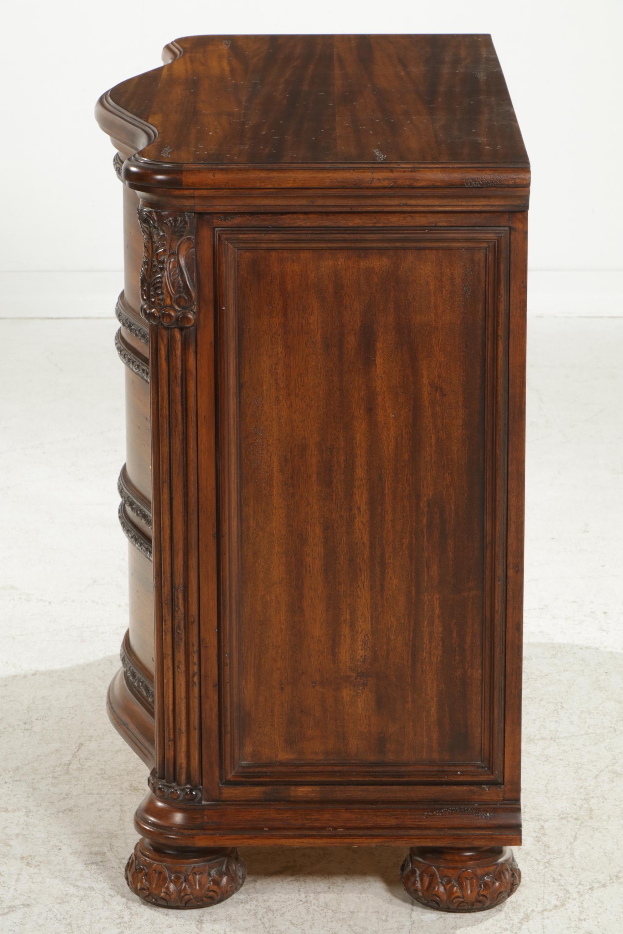 Hickory White Mahogany Bachelor's Chest of Drawers EBTH