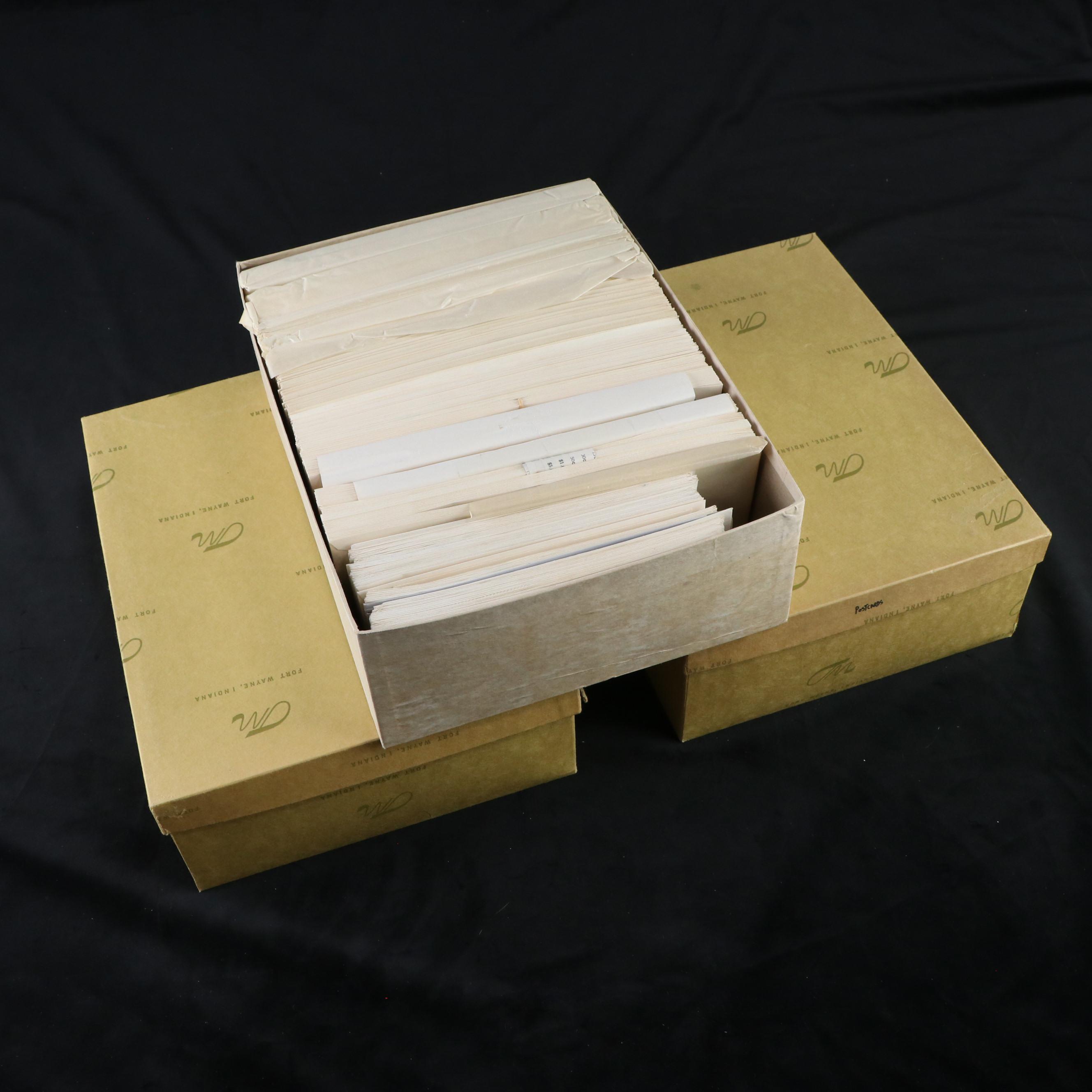 Large Group of Embossed Stamped Envelopes and Postcards