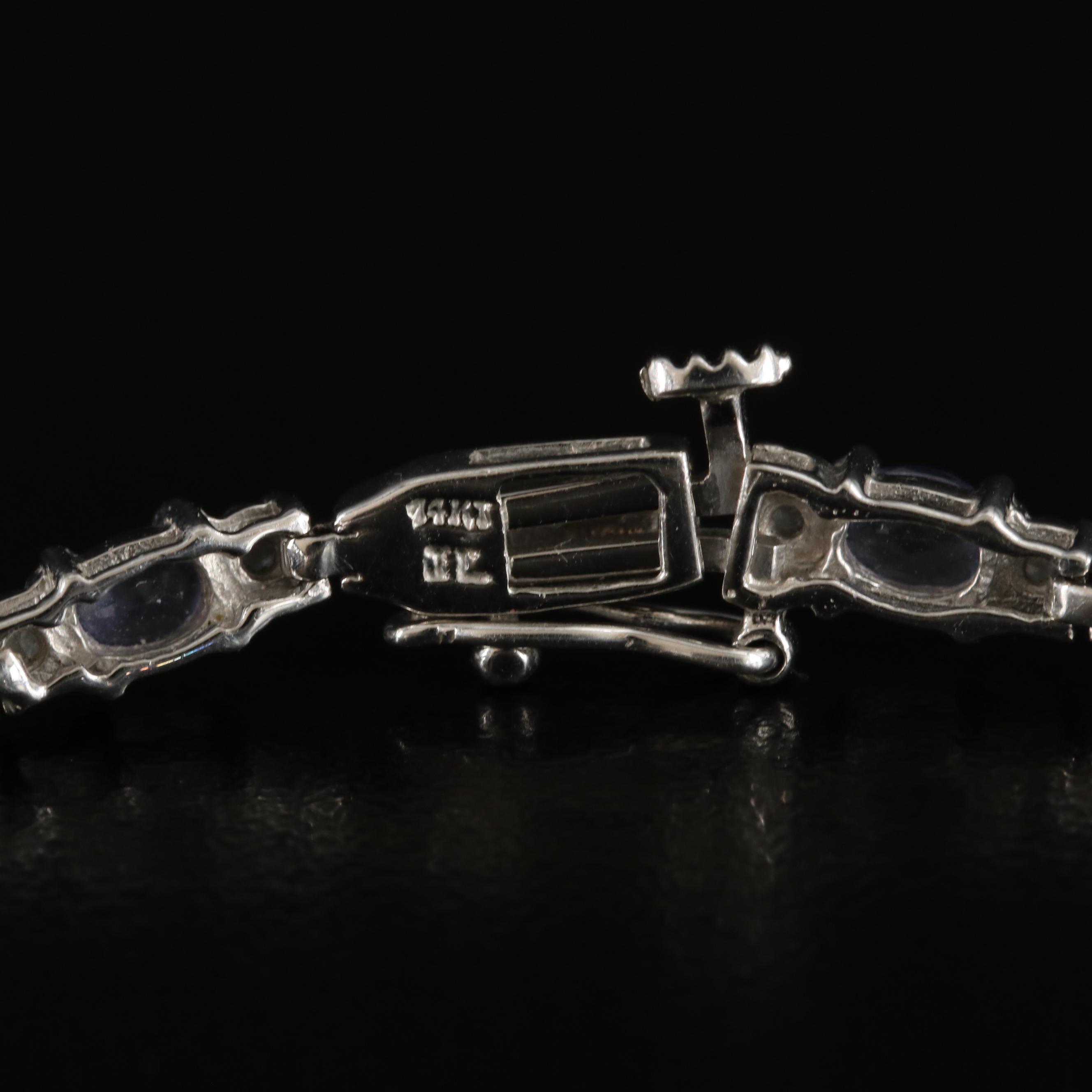 14K Tanzanite and Diamond Bracelet