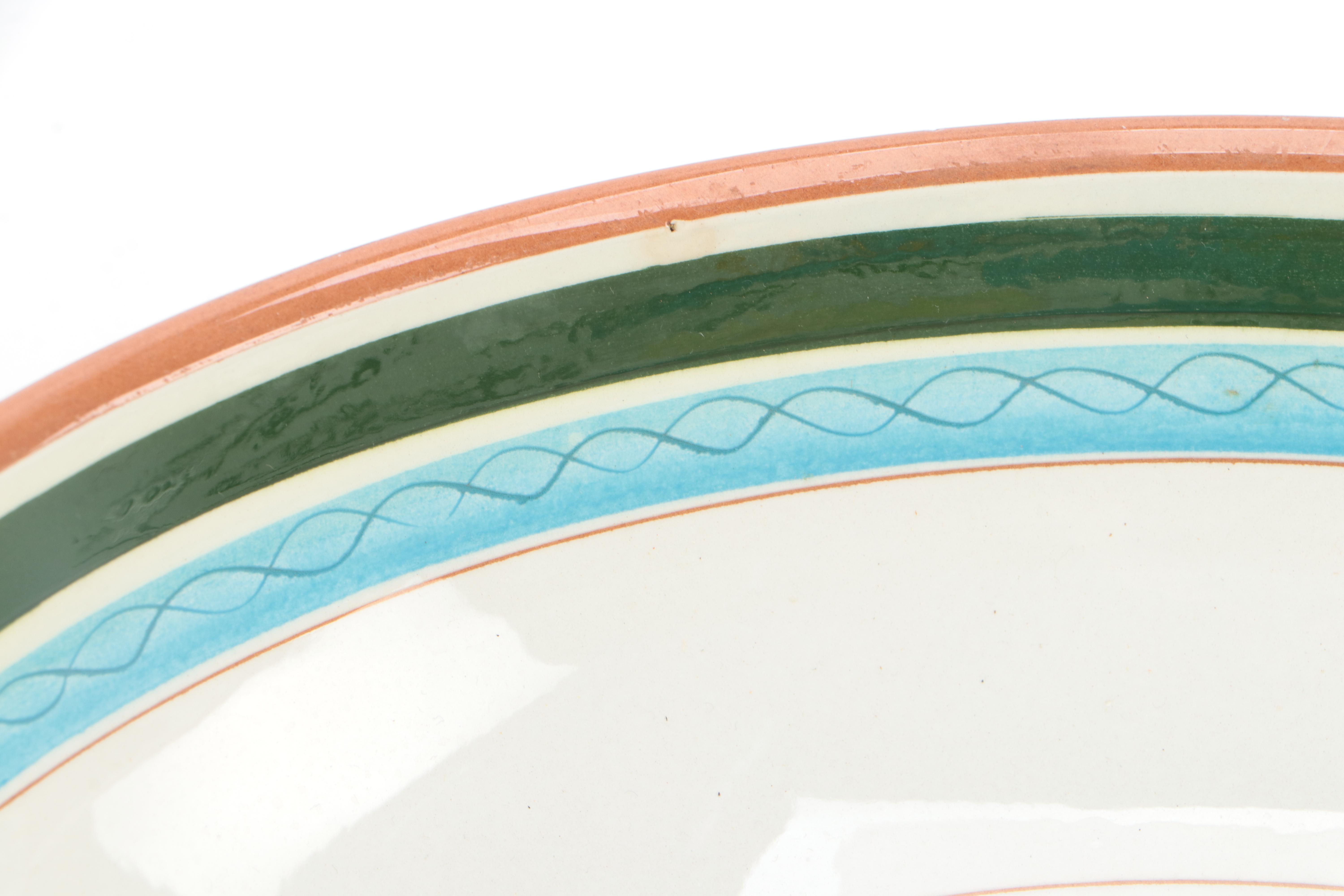 Stangl Pottery "Country Garden" Ceramic Plate and Serving Bowl, 1956–1978