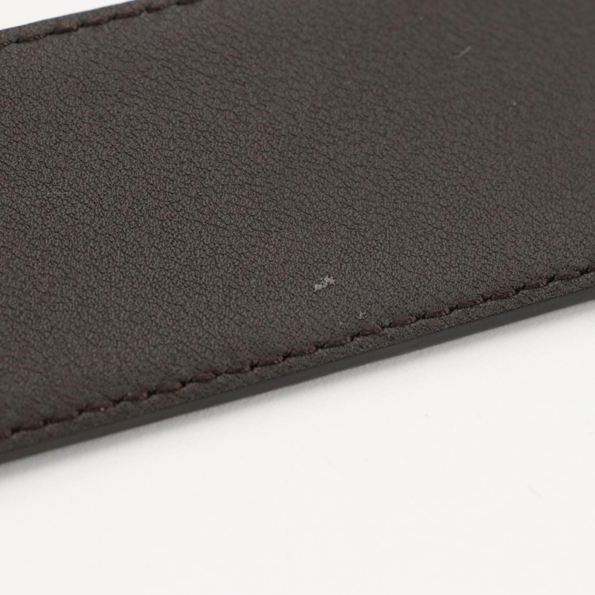 Gucci GG Belt in Monogram Canvas and Leather