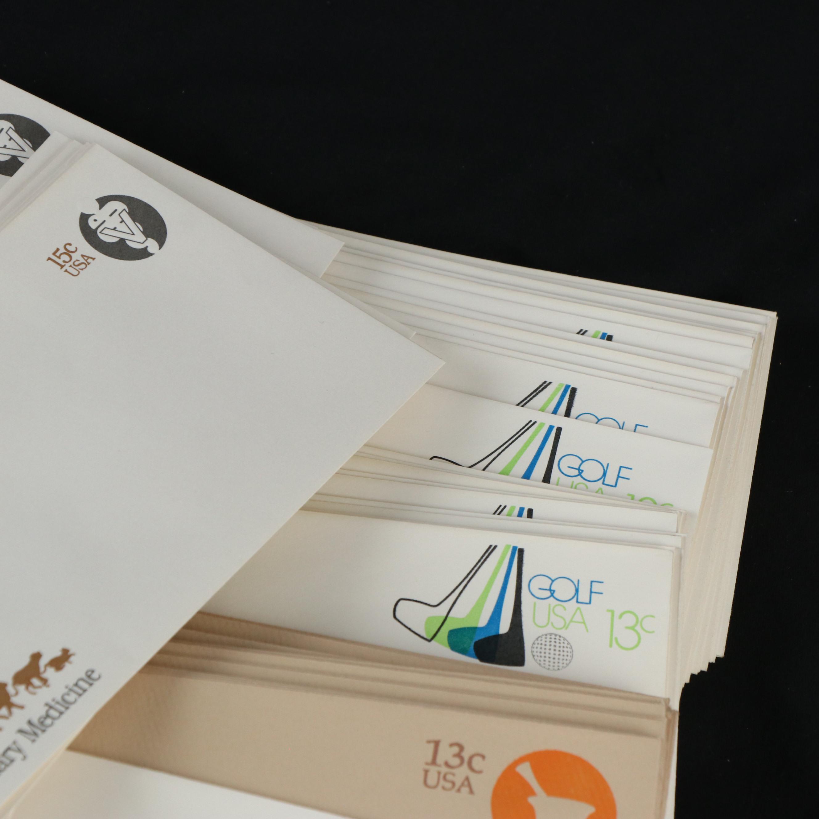 Large Group of Embossed Stamped Envelopes and Postcards