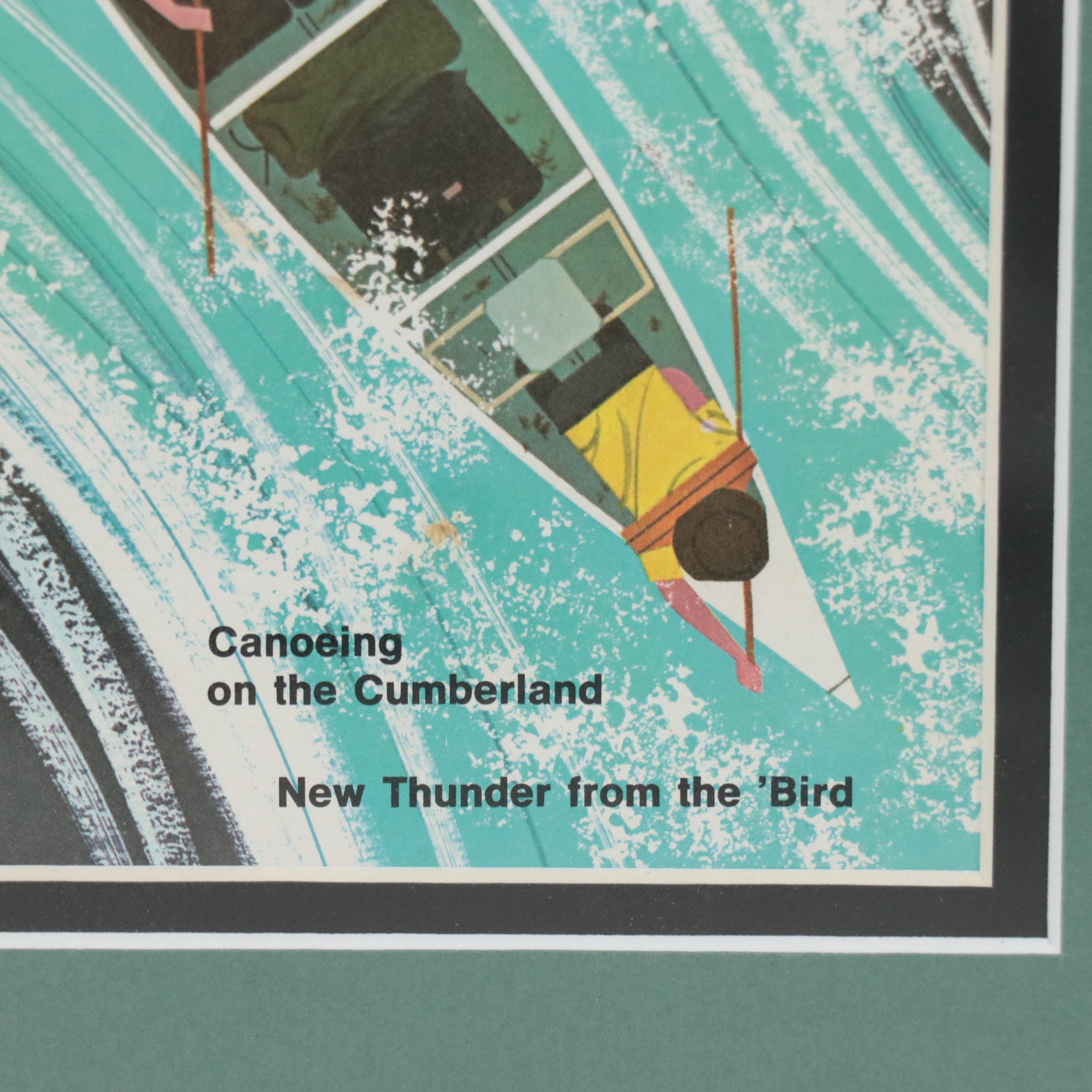 Charley Harper Illustrated "Ford Times" Framed Magazine Cover