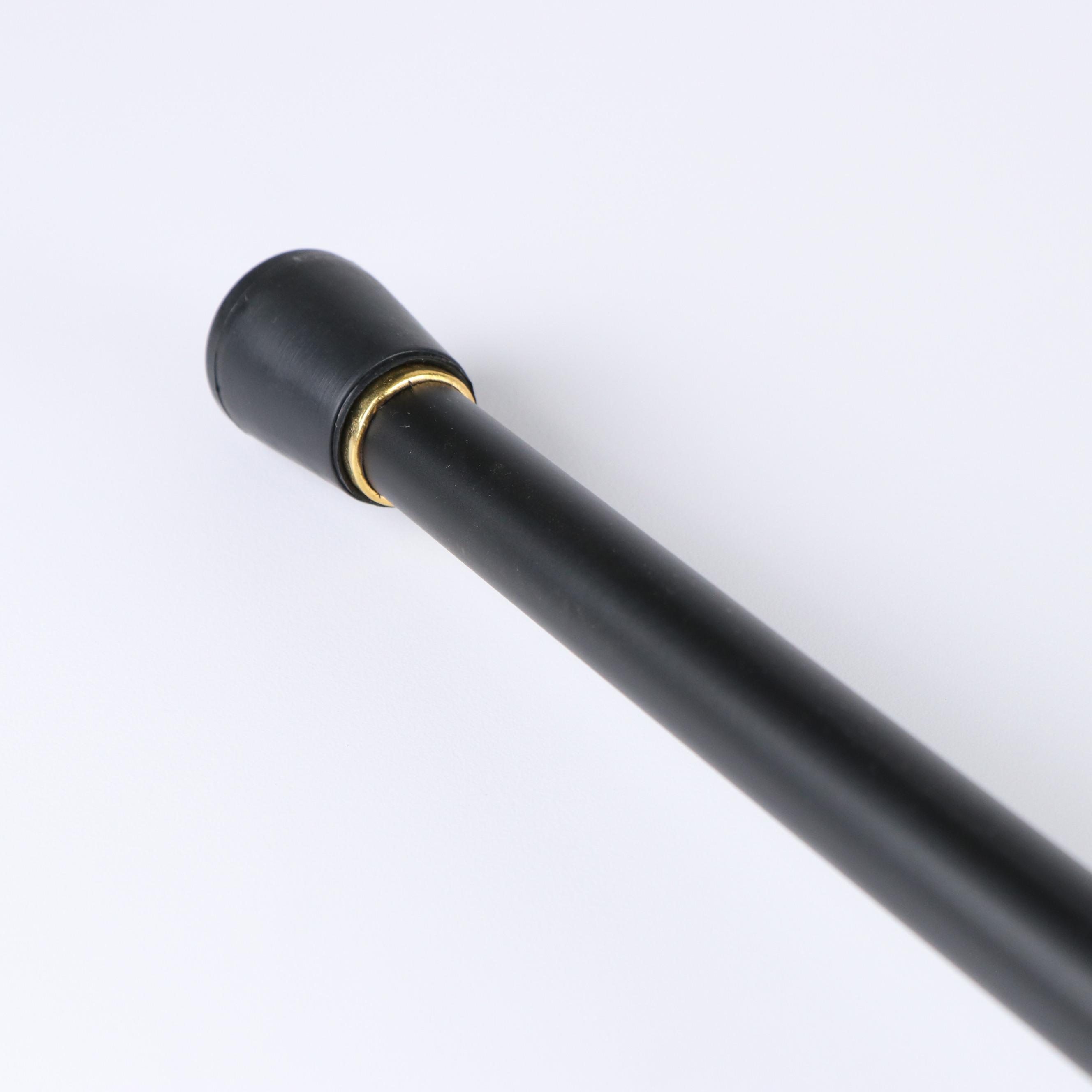 Masonic Steel and Gilt Walking Cane, Watch and Coin