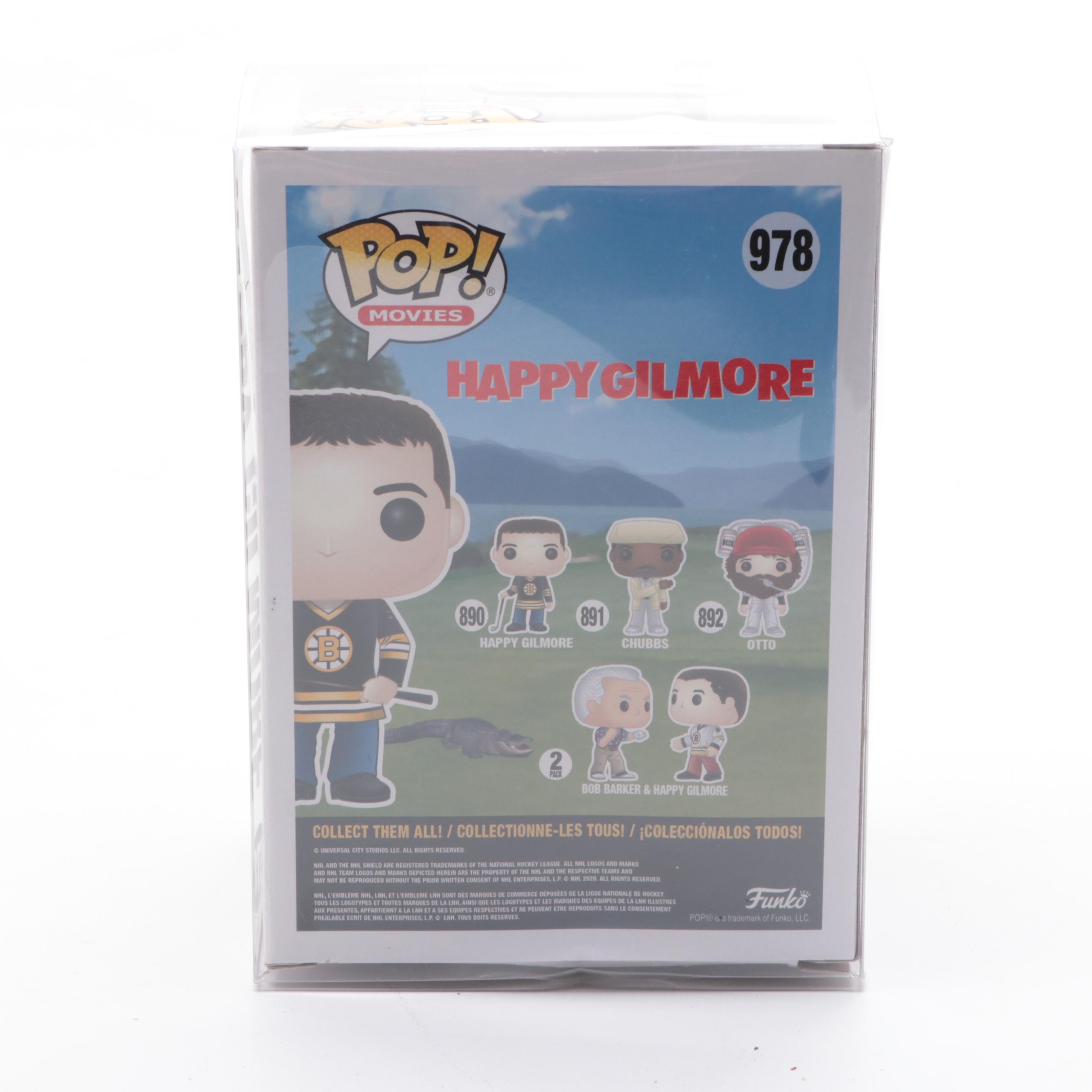 Adam Sandler Signed "Happy Gilmore" Funko Pop! Vinyl Figure