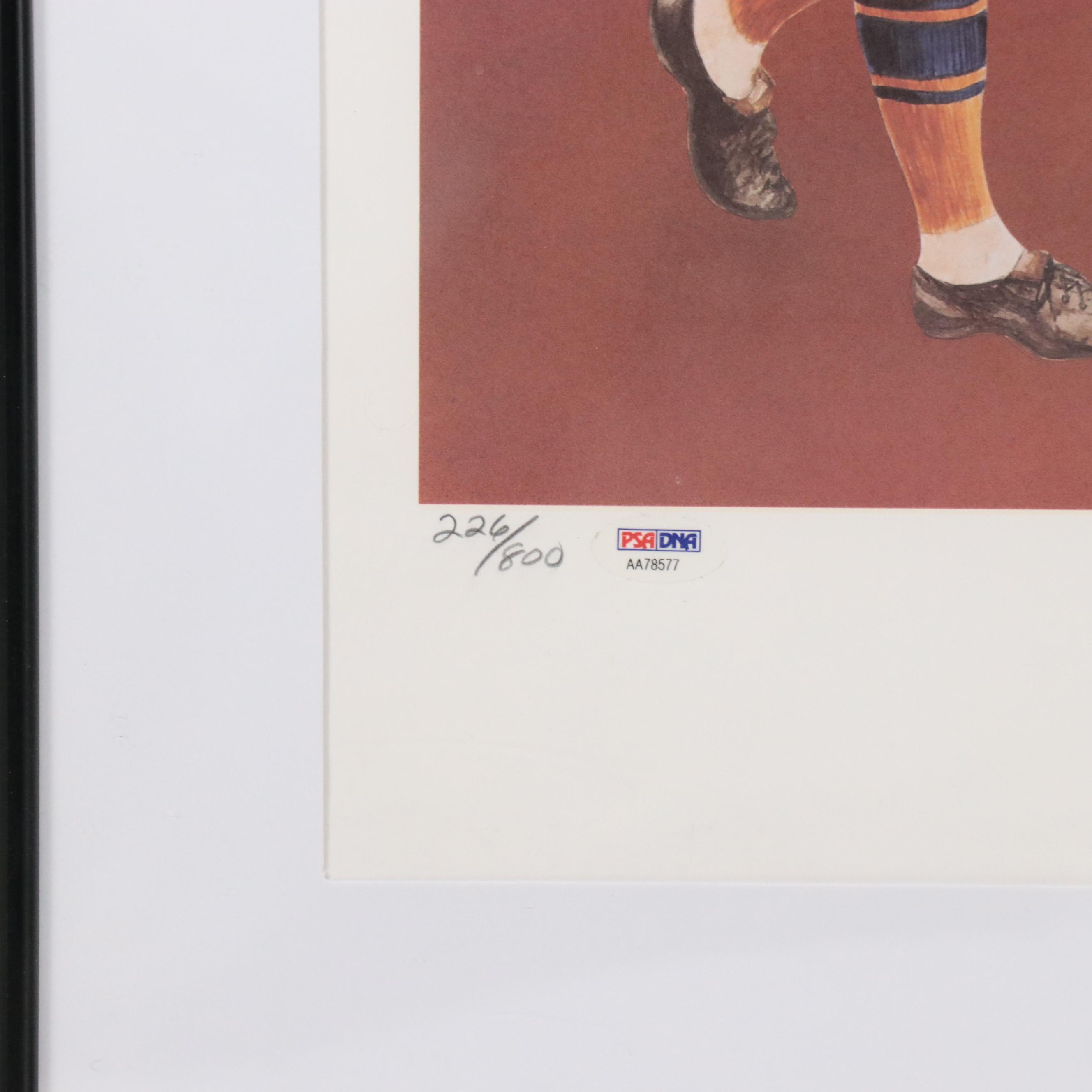 Charlie Gehringer and Christopher Paluso Signed Detroit Tigers Limited Print