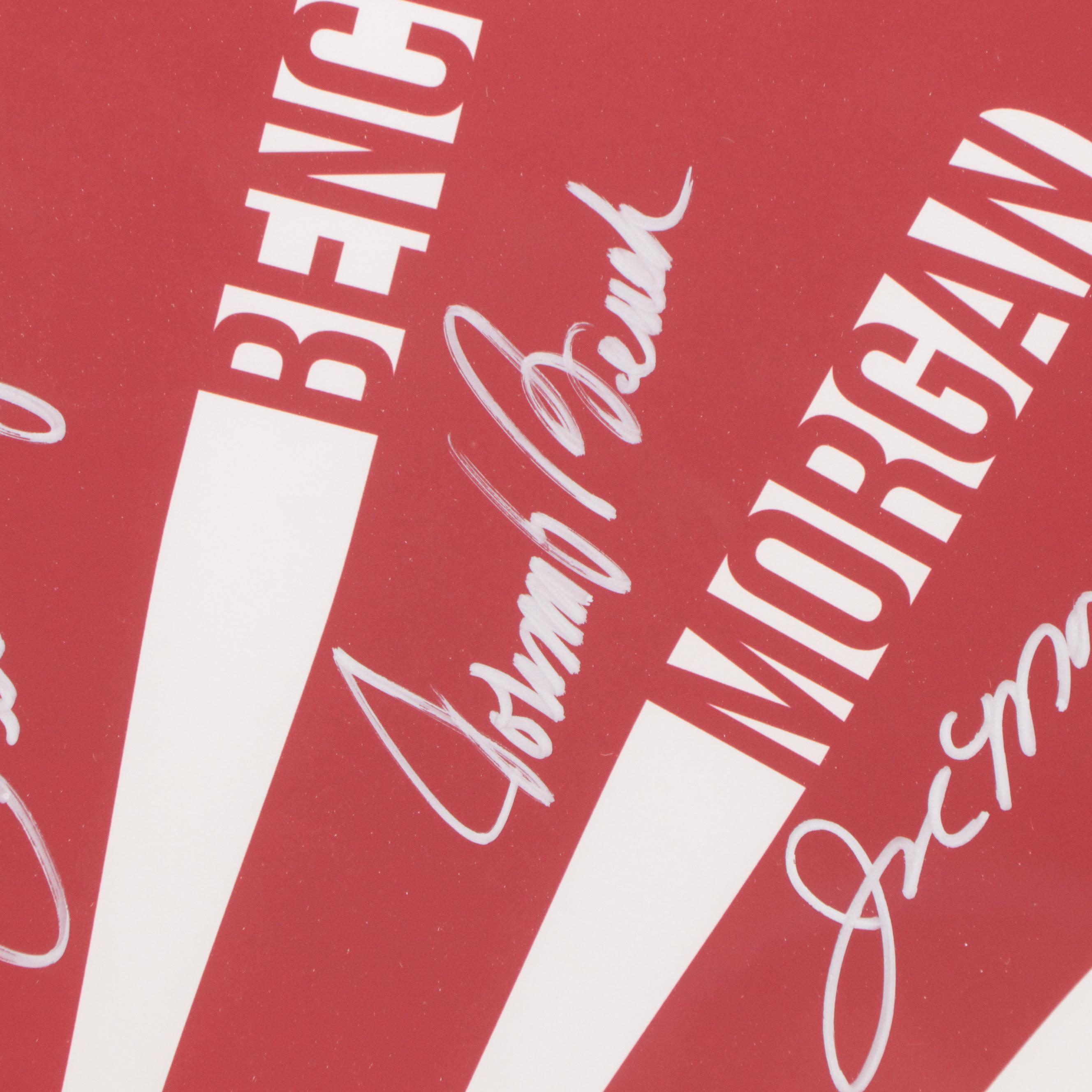Joe Morgan, Tony Pérez, Pete Rose, and More Signed "The Big Red Machine" Display