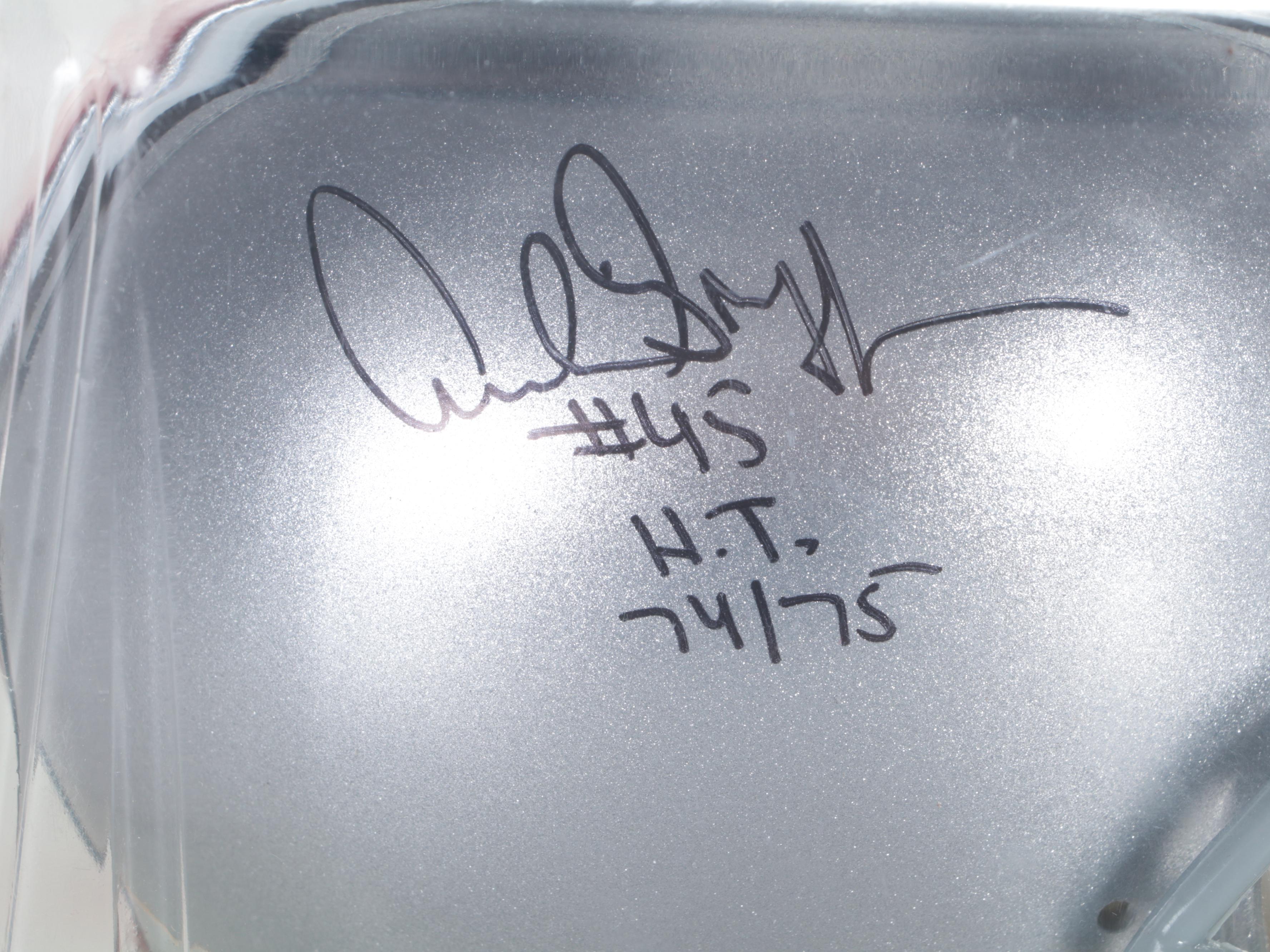 Archie Griffin Signed Ohio State Mini Helmet with "Game of the Century" Display