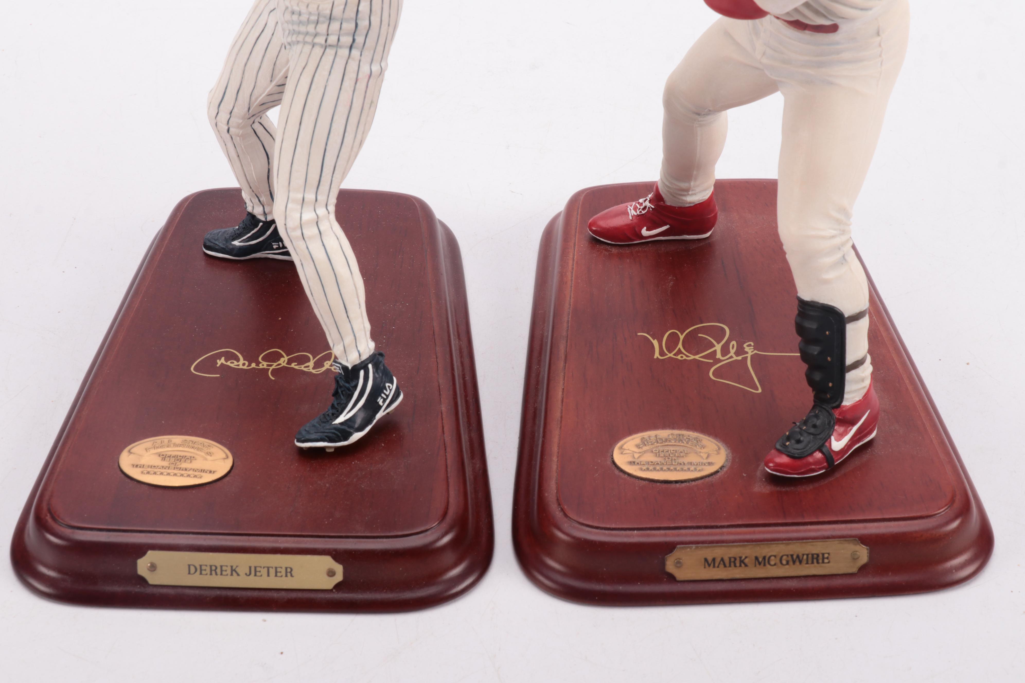 The Danbury Mint Baseball Figures Featuring Lou Brock, Derek Jeter and More
