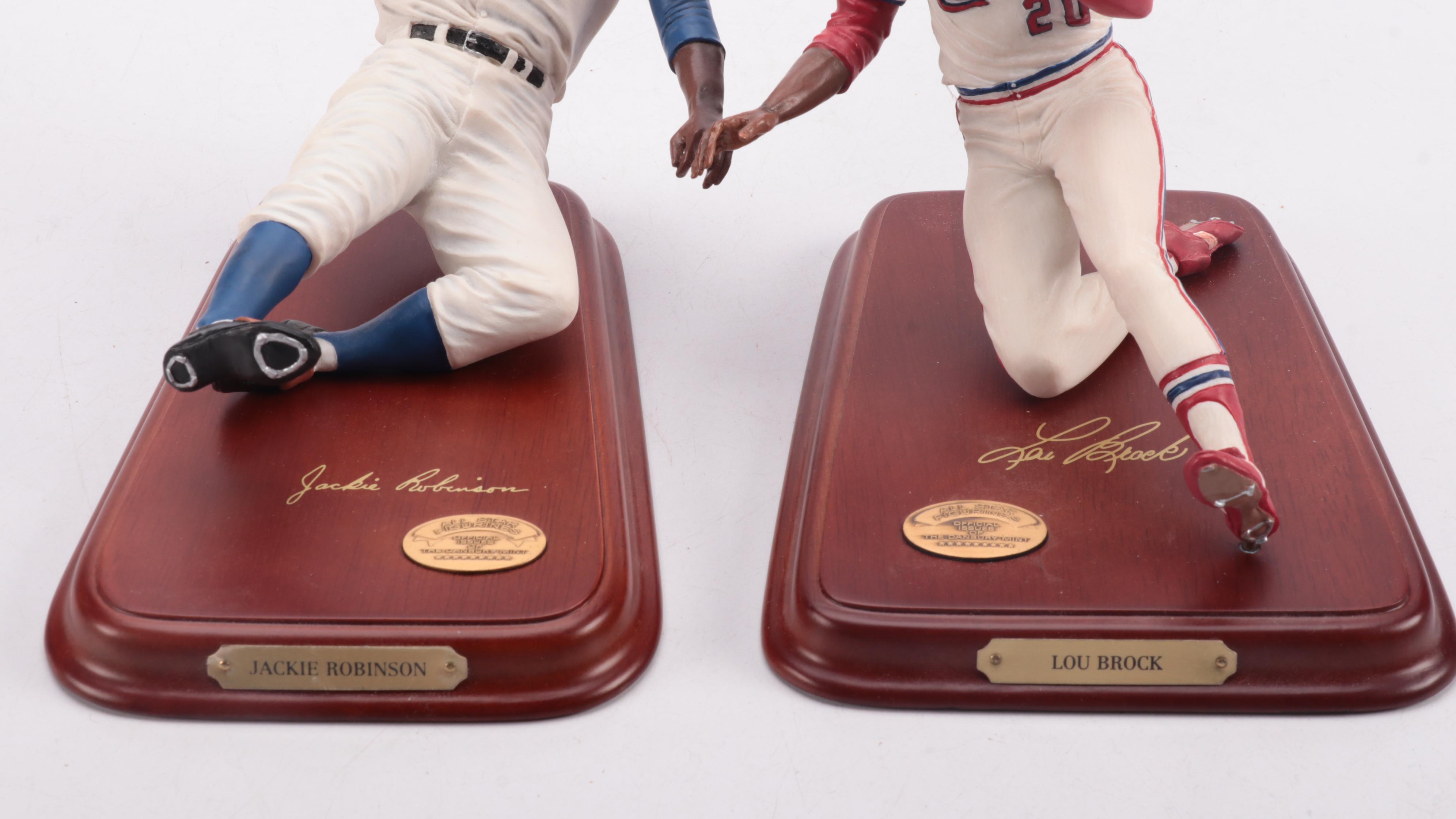 The Danbury Mint Baseball Figures Featuring Lou Brock, Derek Jeter and More