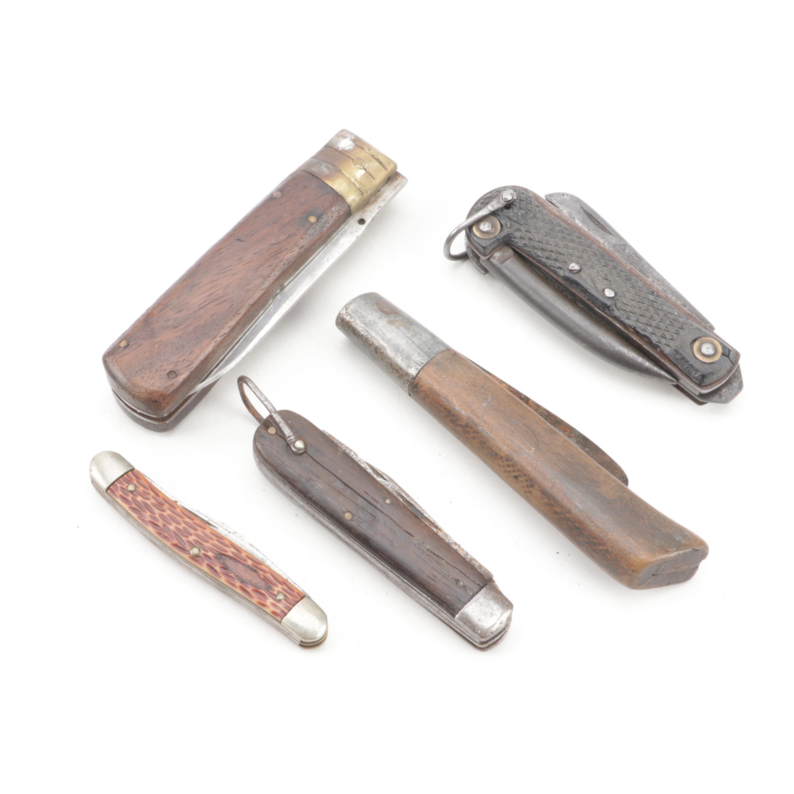 Various Vintage Pocket Knives