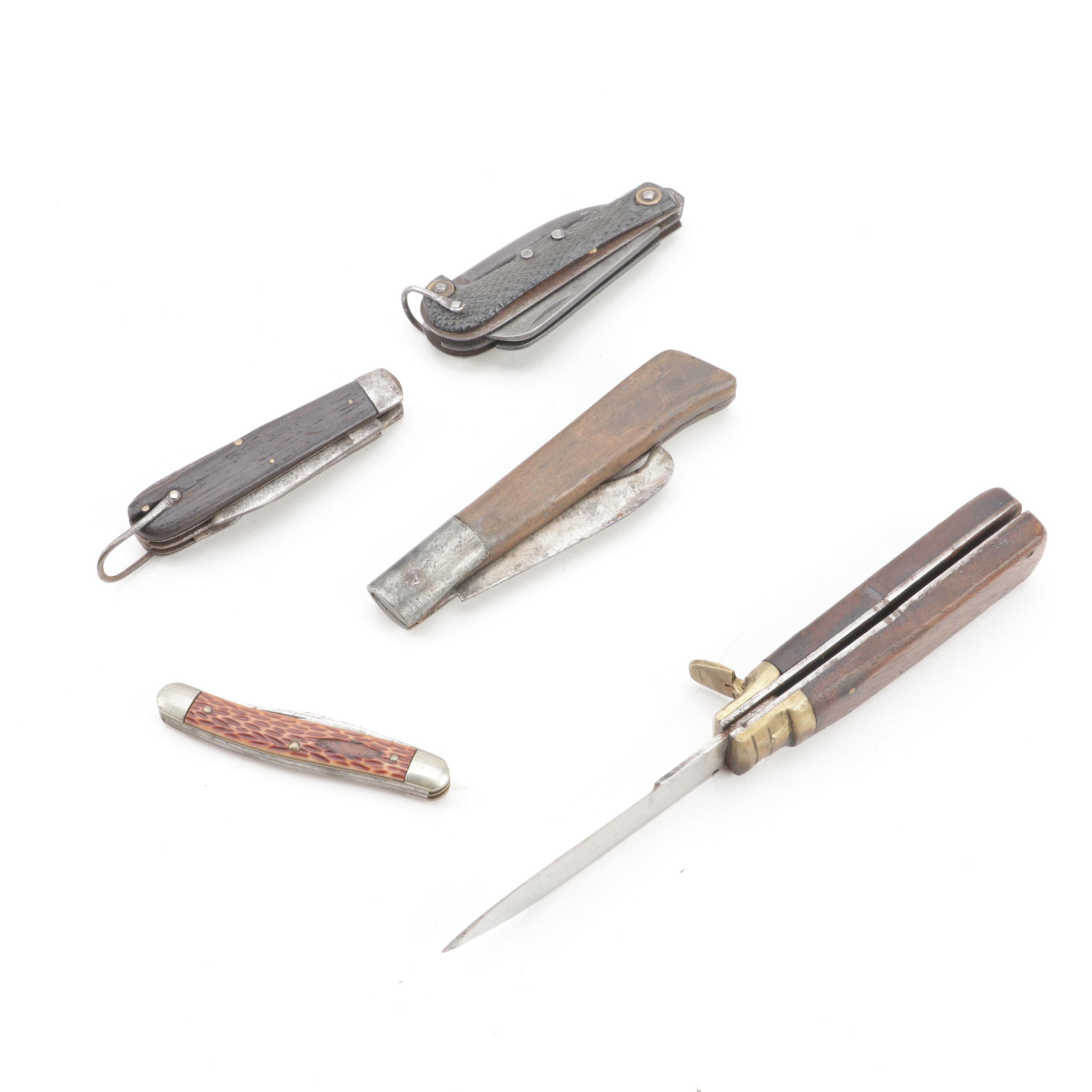 Various Vintage Pocket Knives