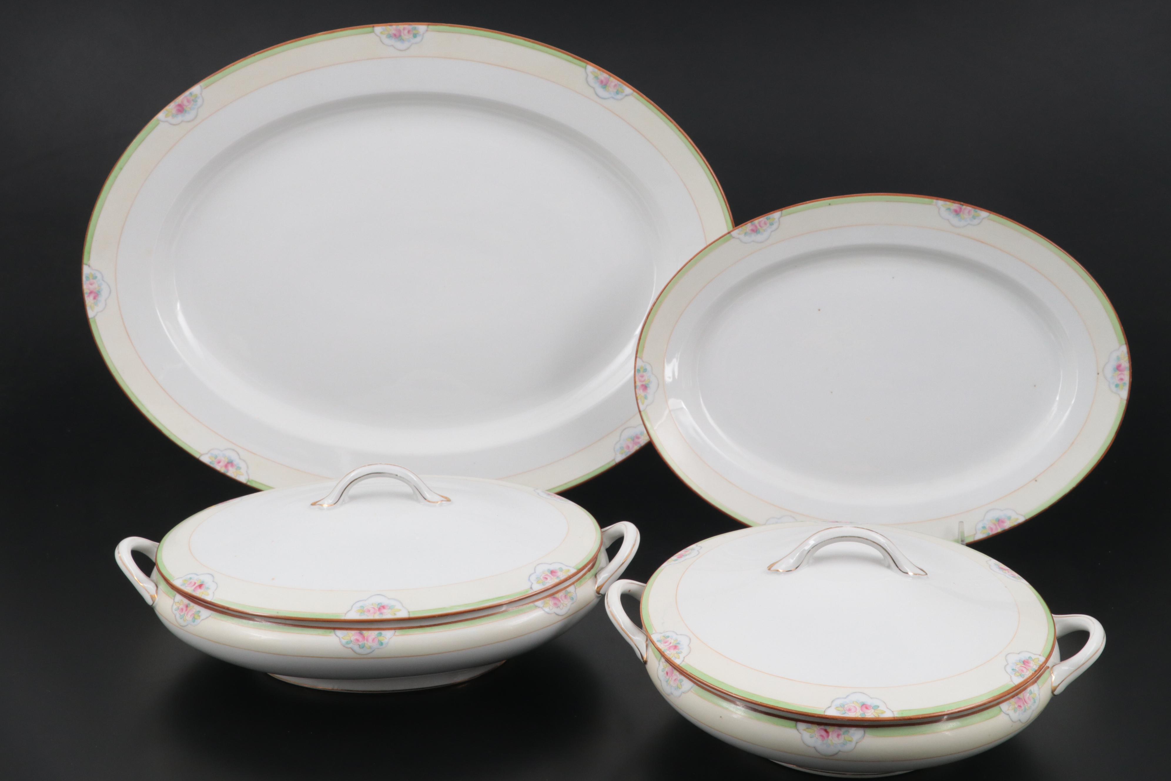 Noritake Porcelain Dinnerware and Table Accessories
