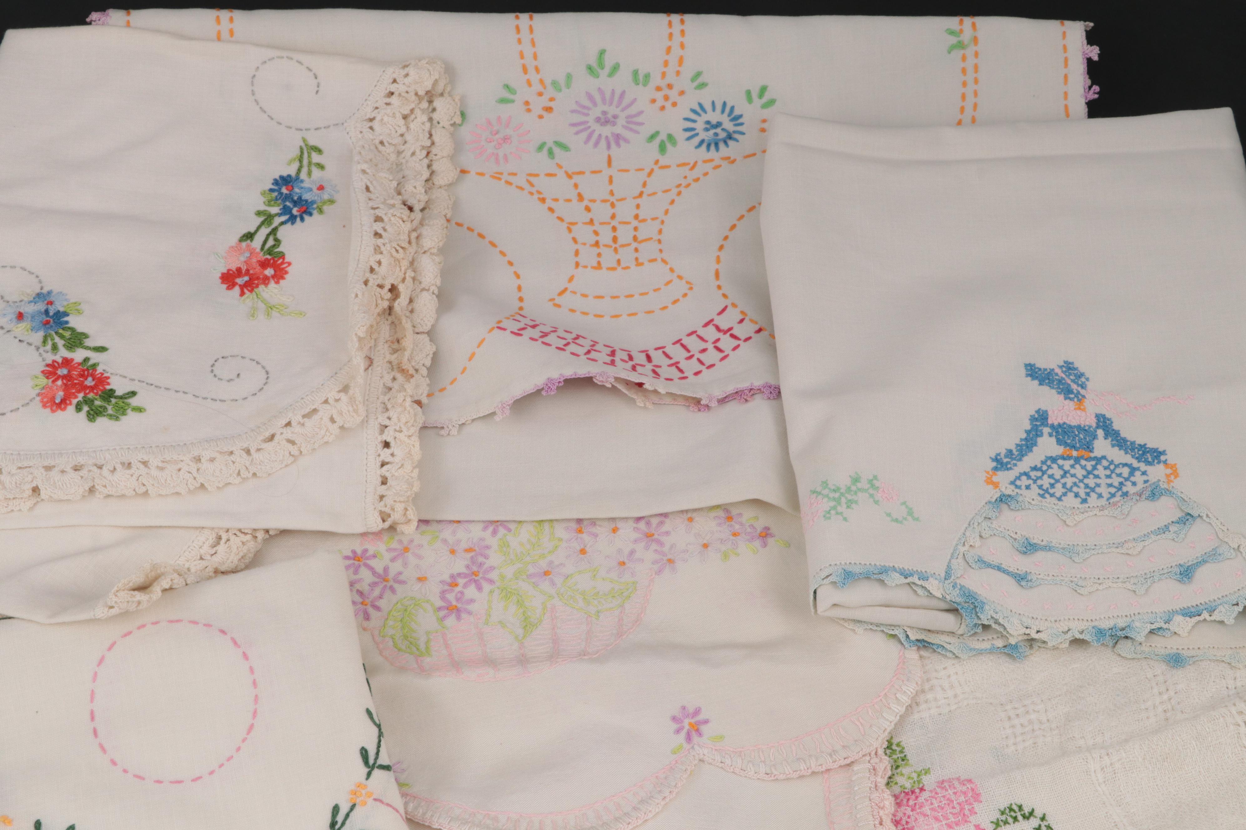 HandEmbroidered Table Linens Collection EBTH