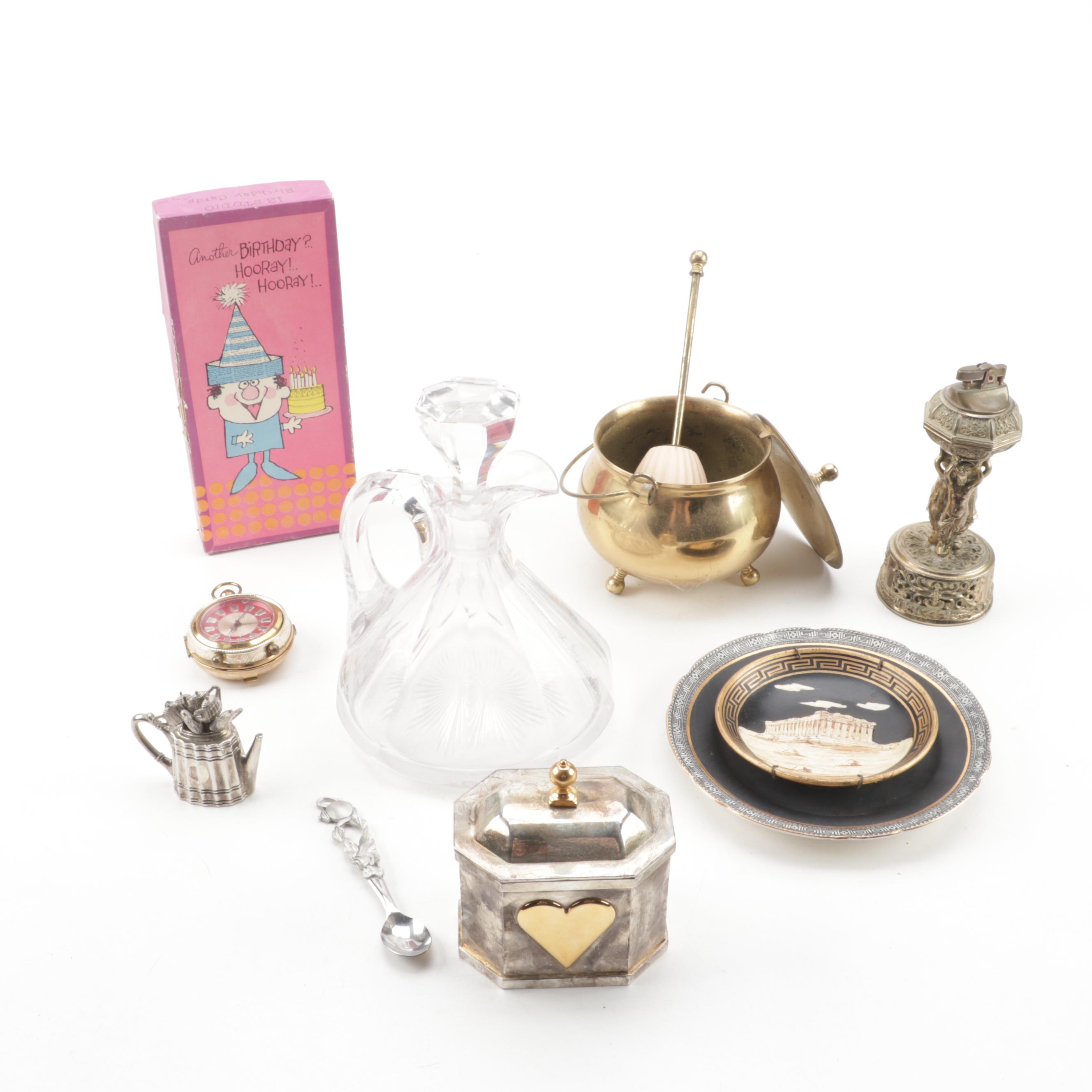 Lenox "Williamsburg" Silver Plate Box, Other Silver Plate Toothpicks, and More