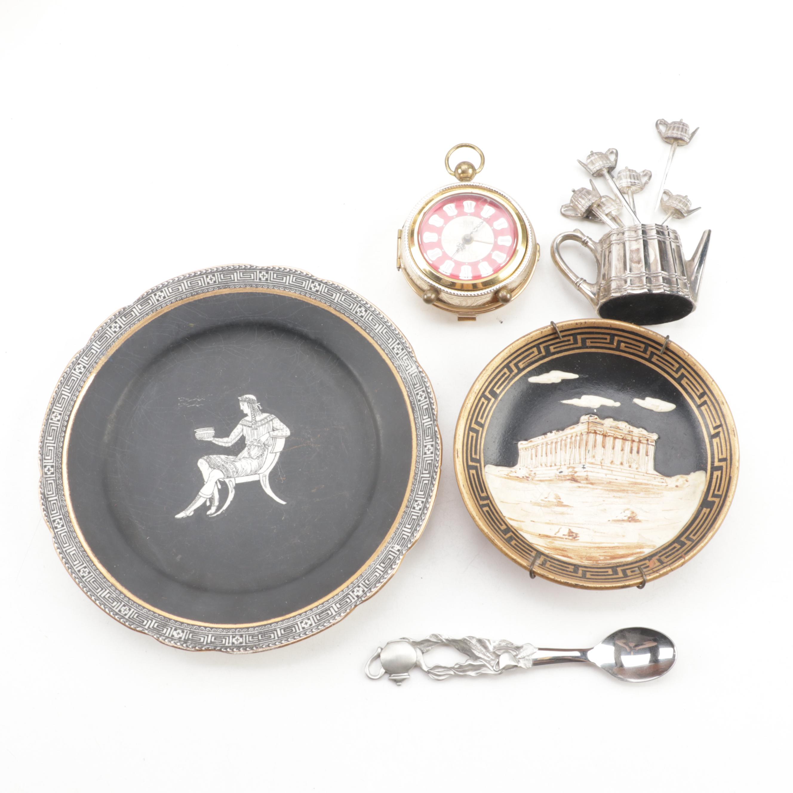 Lenox "Williamsburg" Silver Plate Box, Other Silver Plate Toothpicks, and More