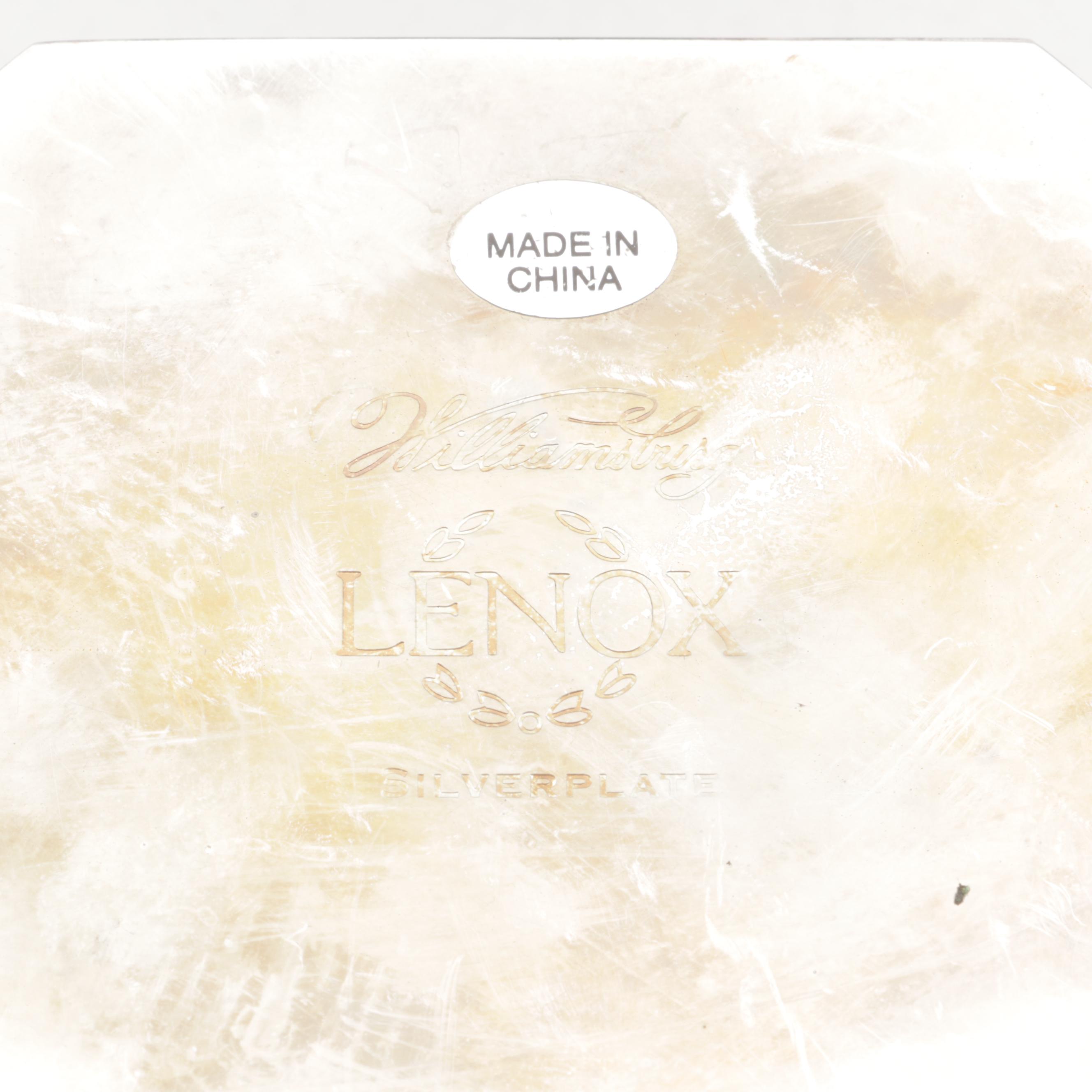 Lenox "Williamsburg" Silver Plate Box, Other Silver Plate Toothpicks, and More