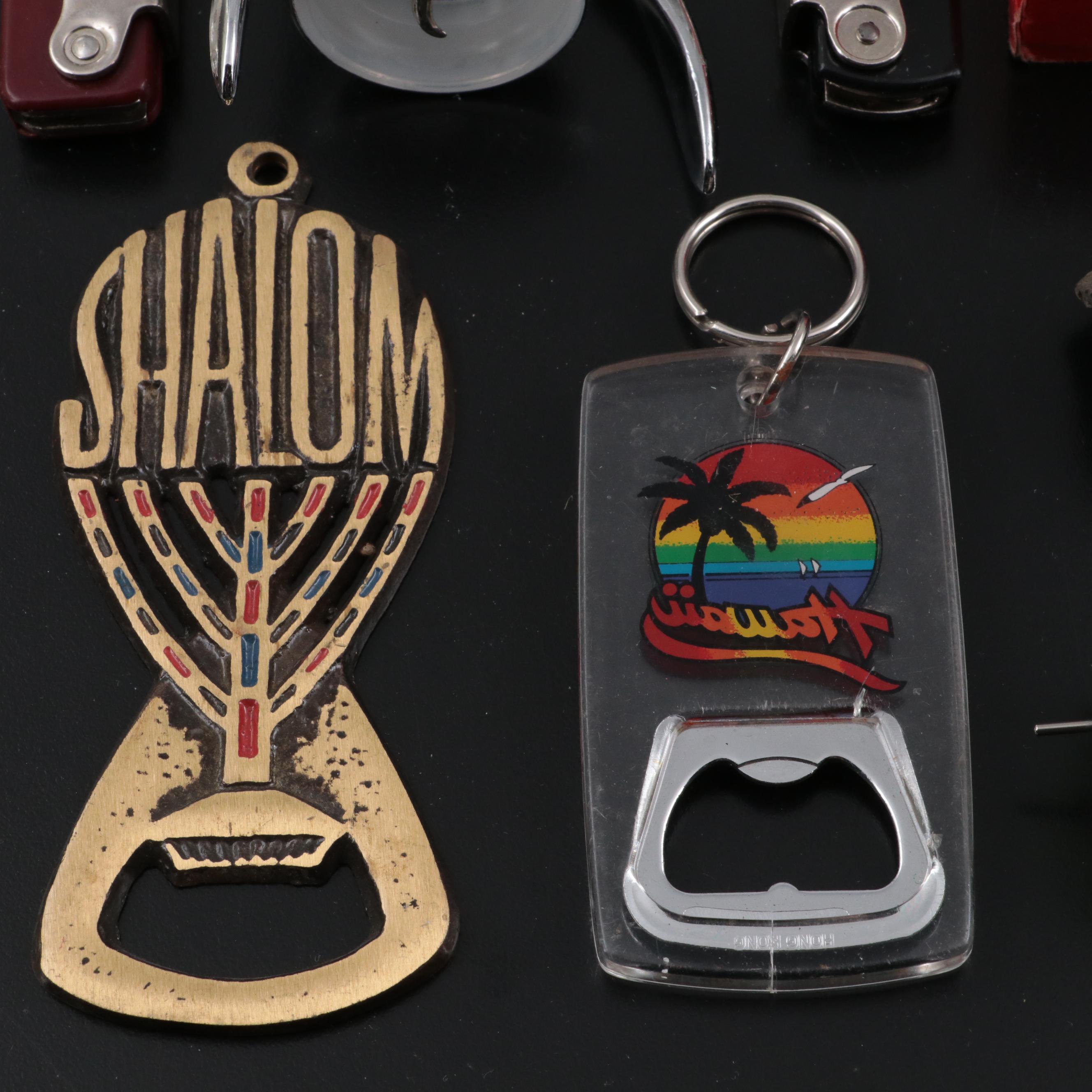 French Wine Glasses with Vintage Cocktail Accessories