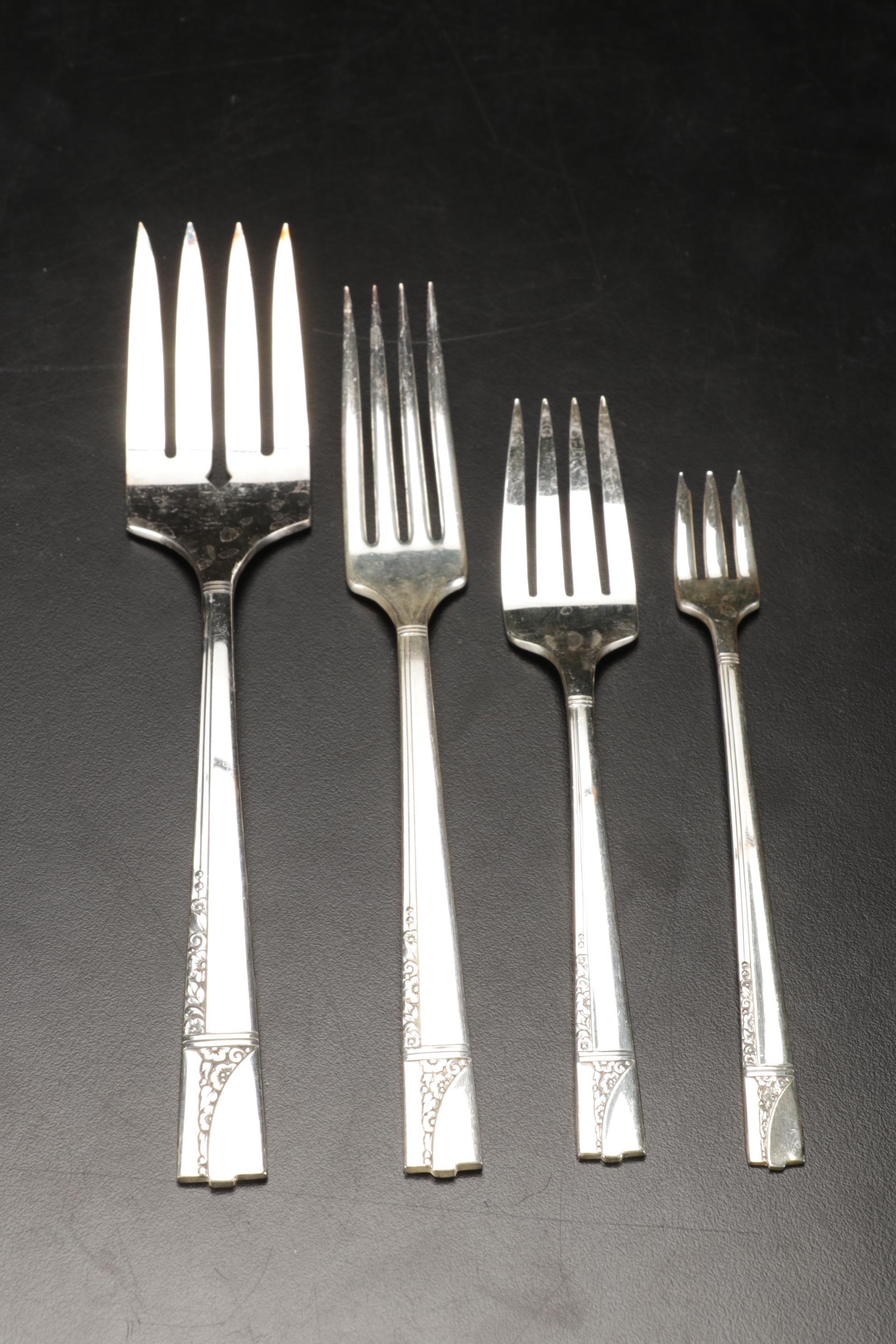 Nobility Plate "Caprice" Silver Plate Flatware and Serving Utensils