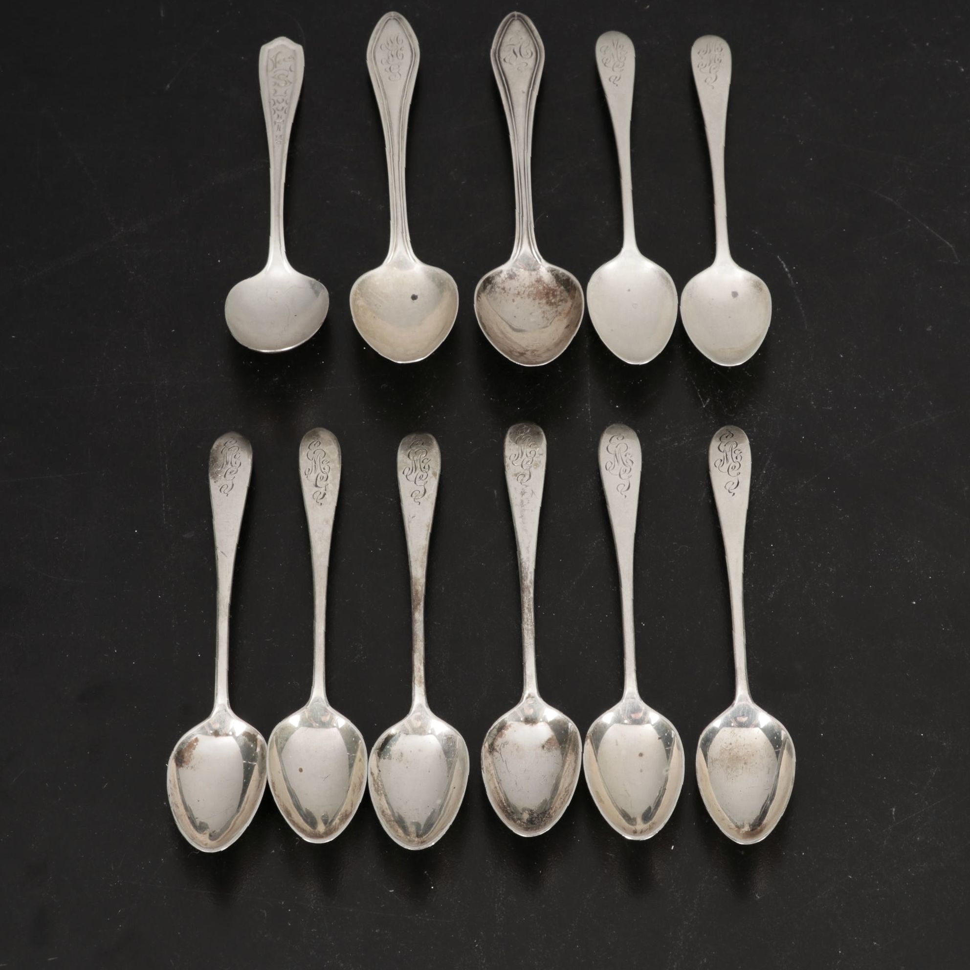 Gorham, R. Wallace and Other Sterling Silver Teaspoons EBTH