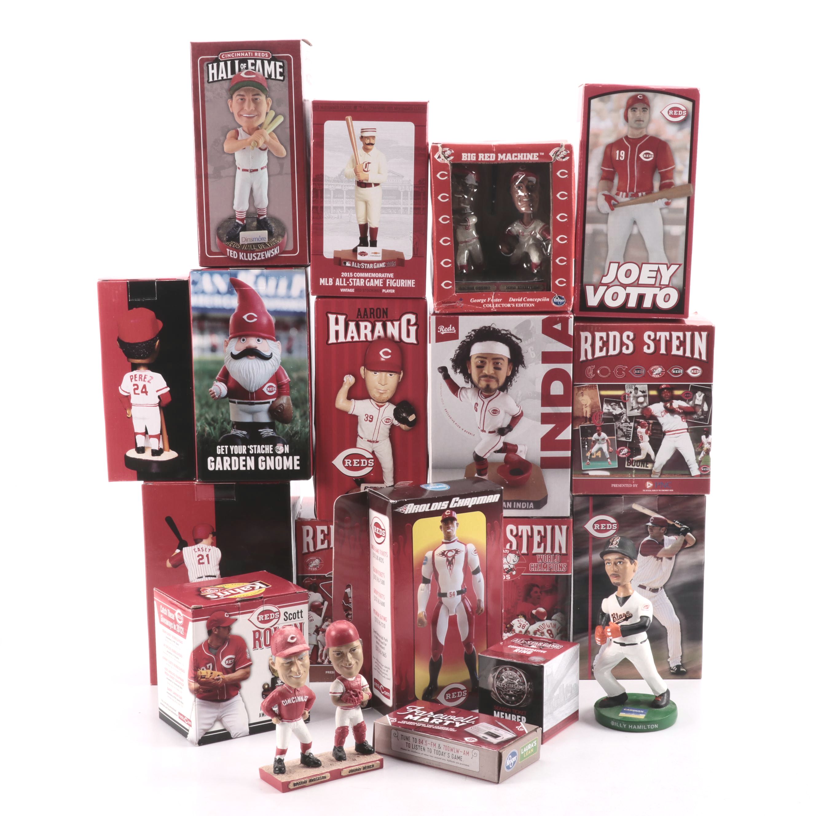 Cincinnati Reds Bobbleheads Featuring Aroldis Chapman, Joey Votto, and More
