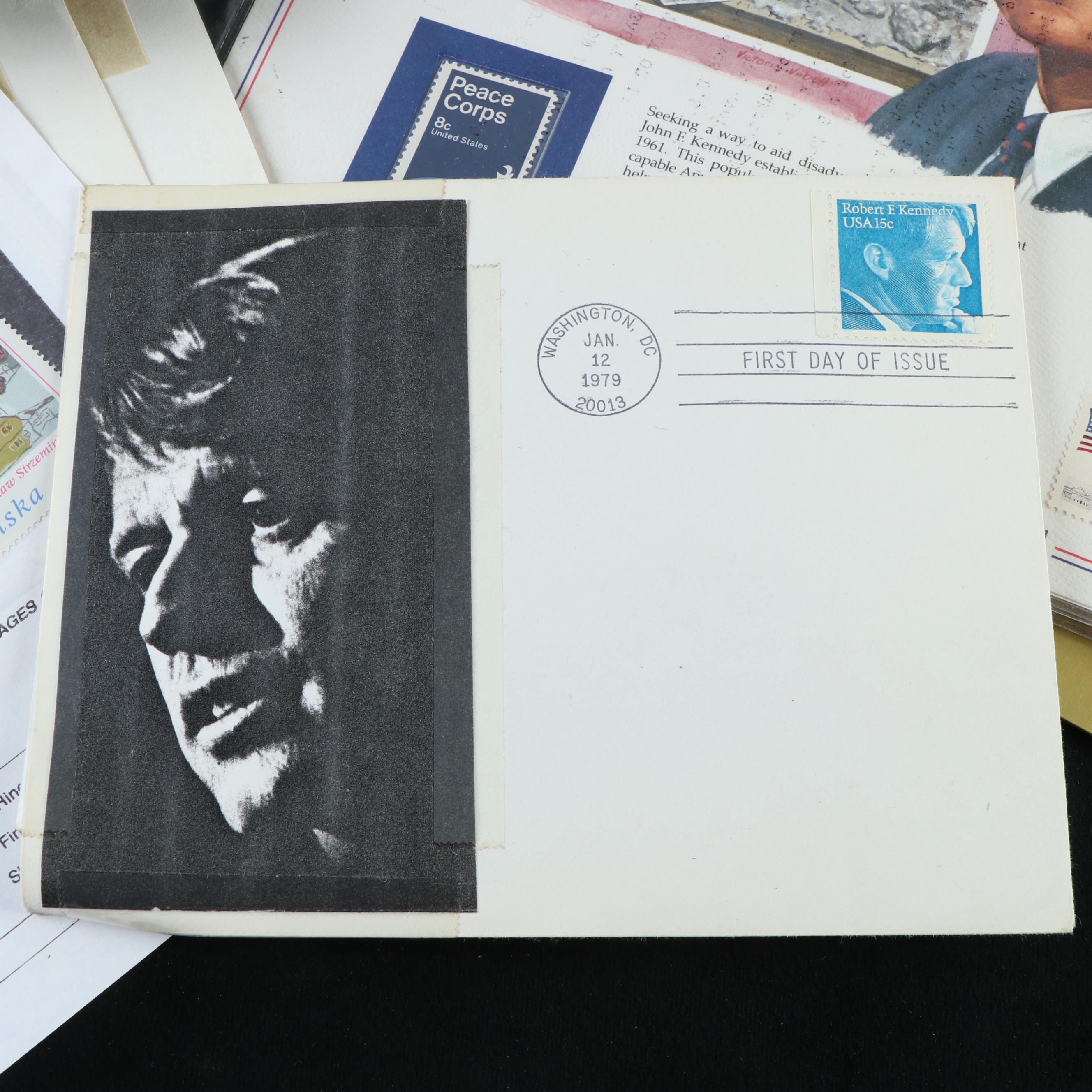 Large Group of Postage Stamps